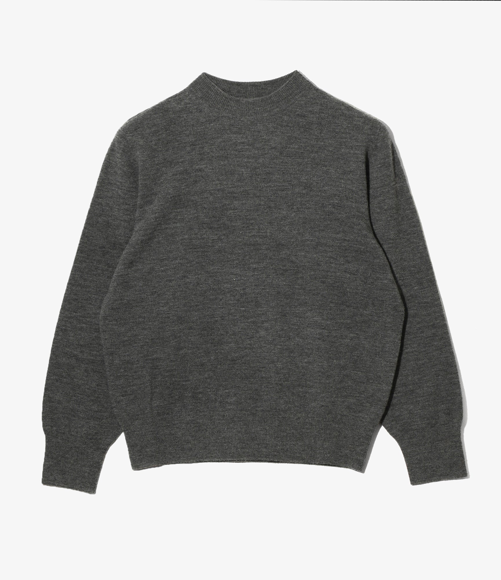 Women's Convertible Knit Sweater - H. Grey - Boiled Knit