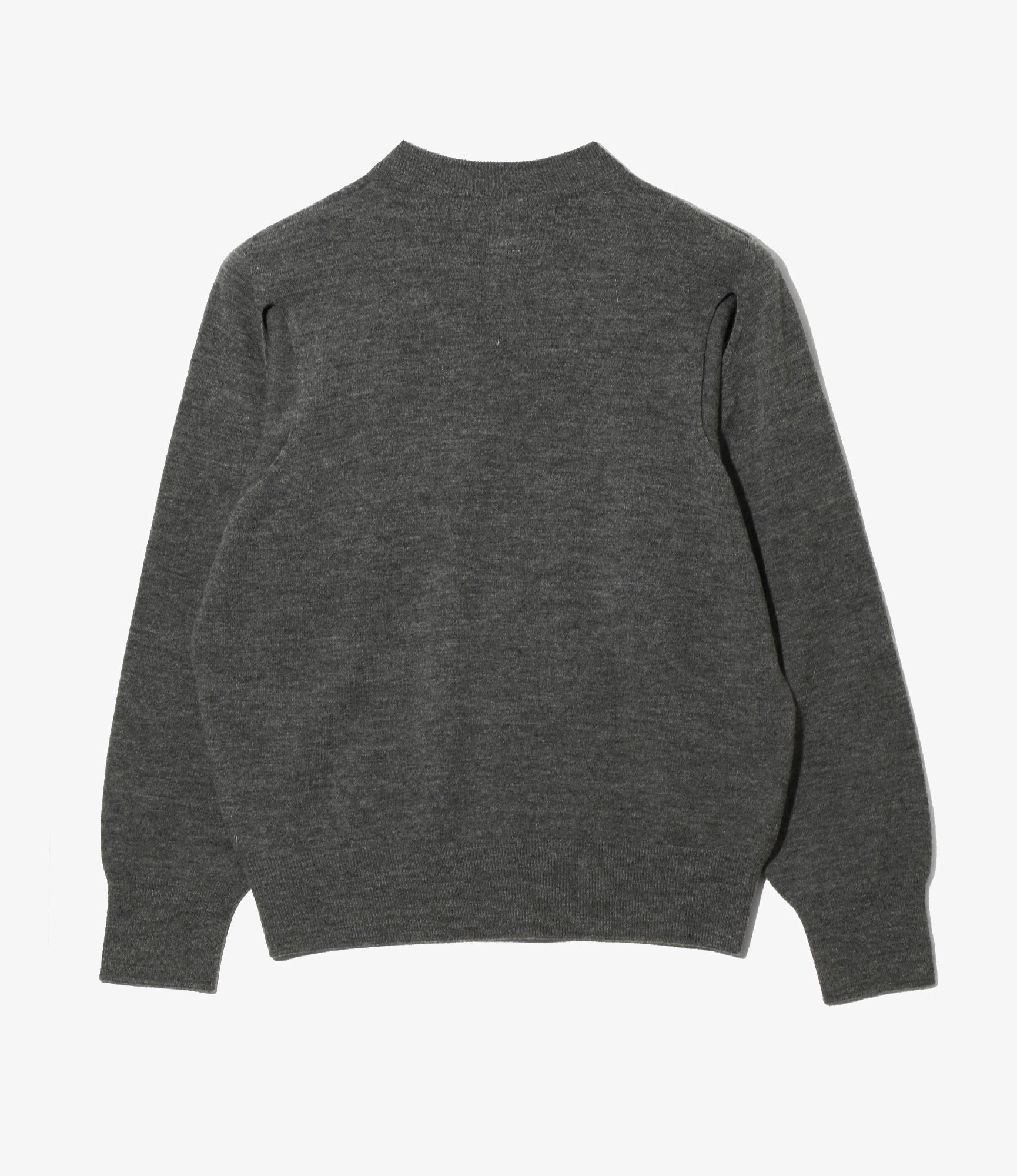 Women's Convertible Knit Sweater - H. Grey - Boiled Knit