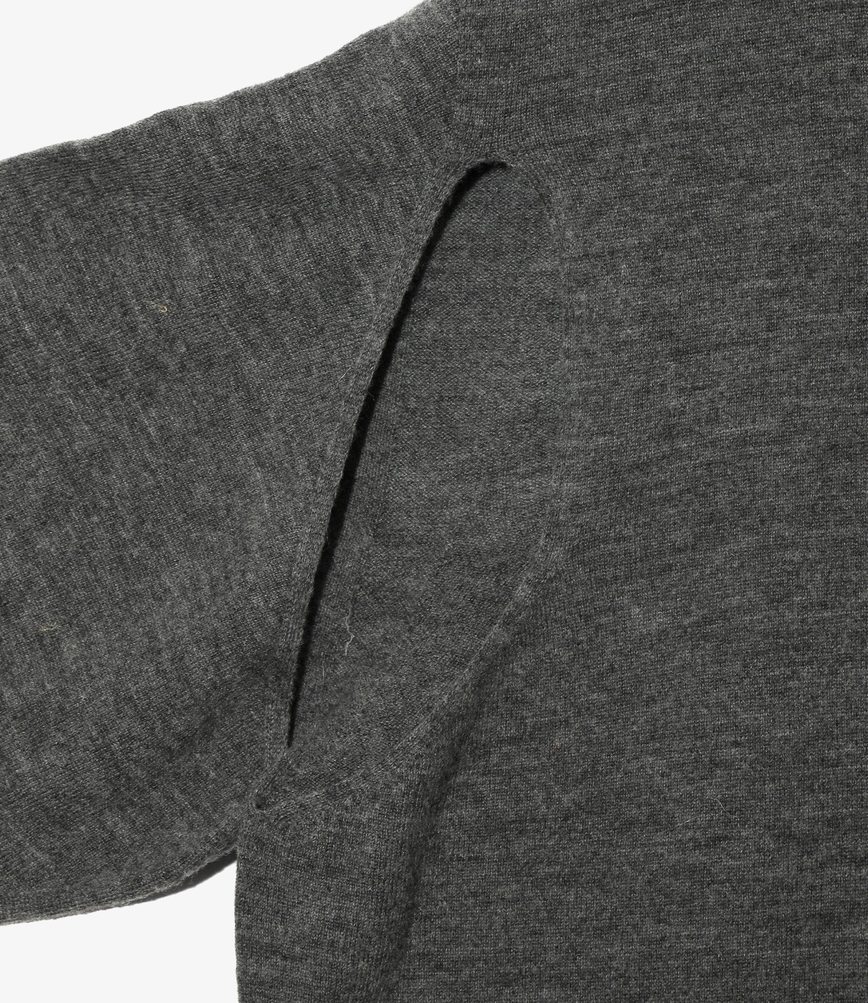 Women's Convertible Knit Sweater - H. Grey - Boiled Knit