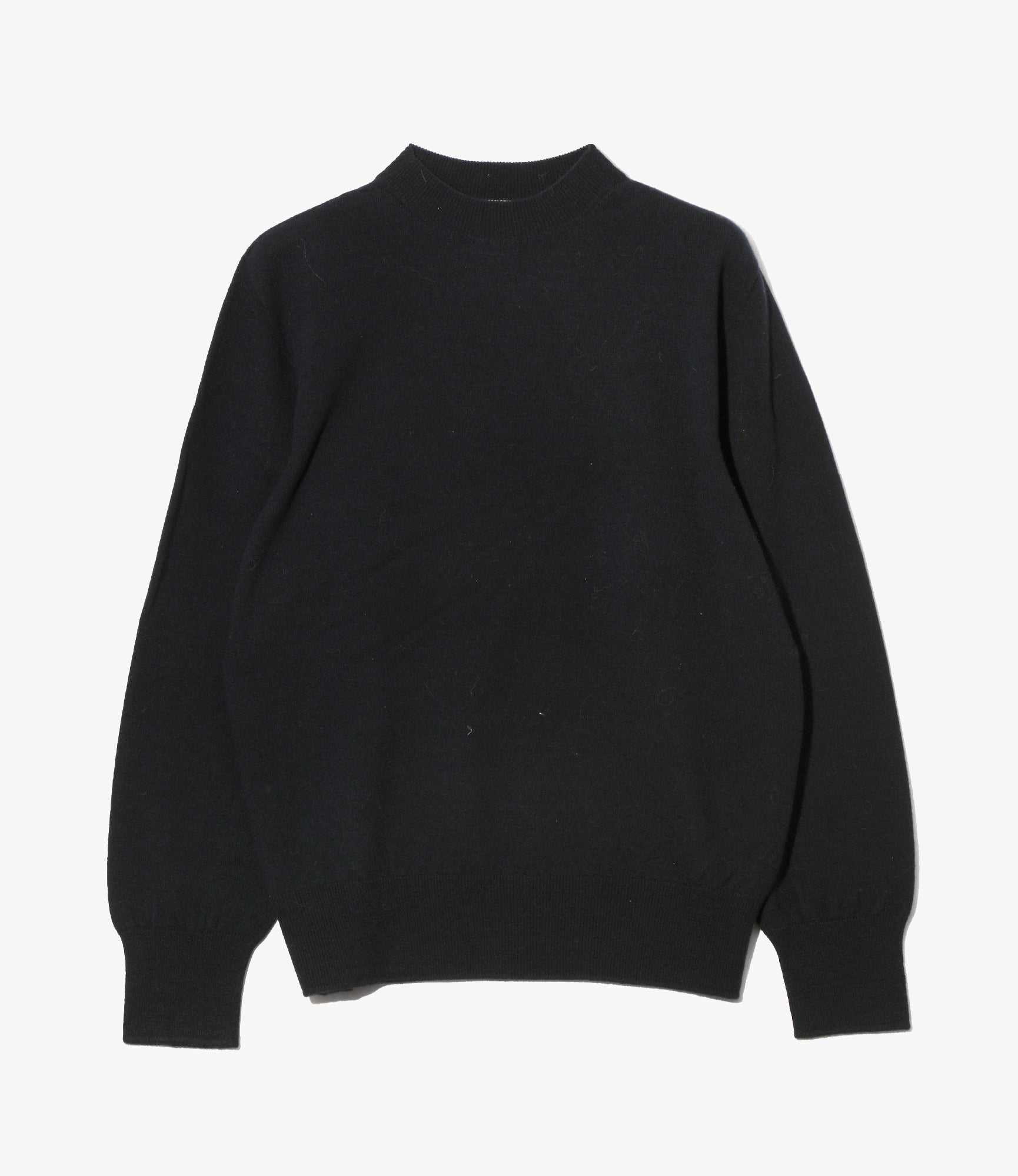 Women's Convertible Knit Sweater - Dk. Navy - Boiled Knit