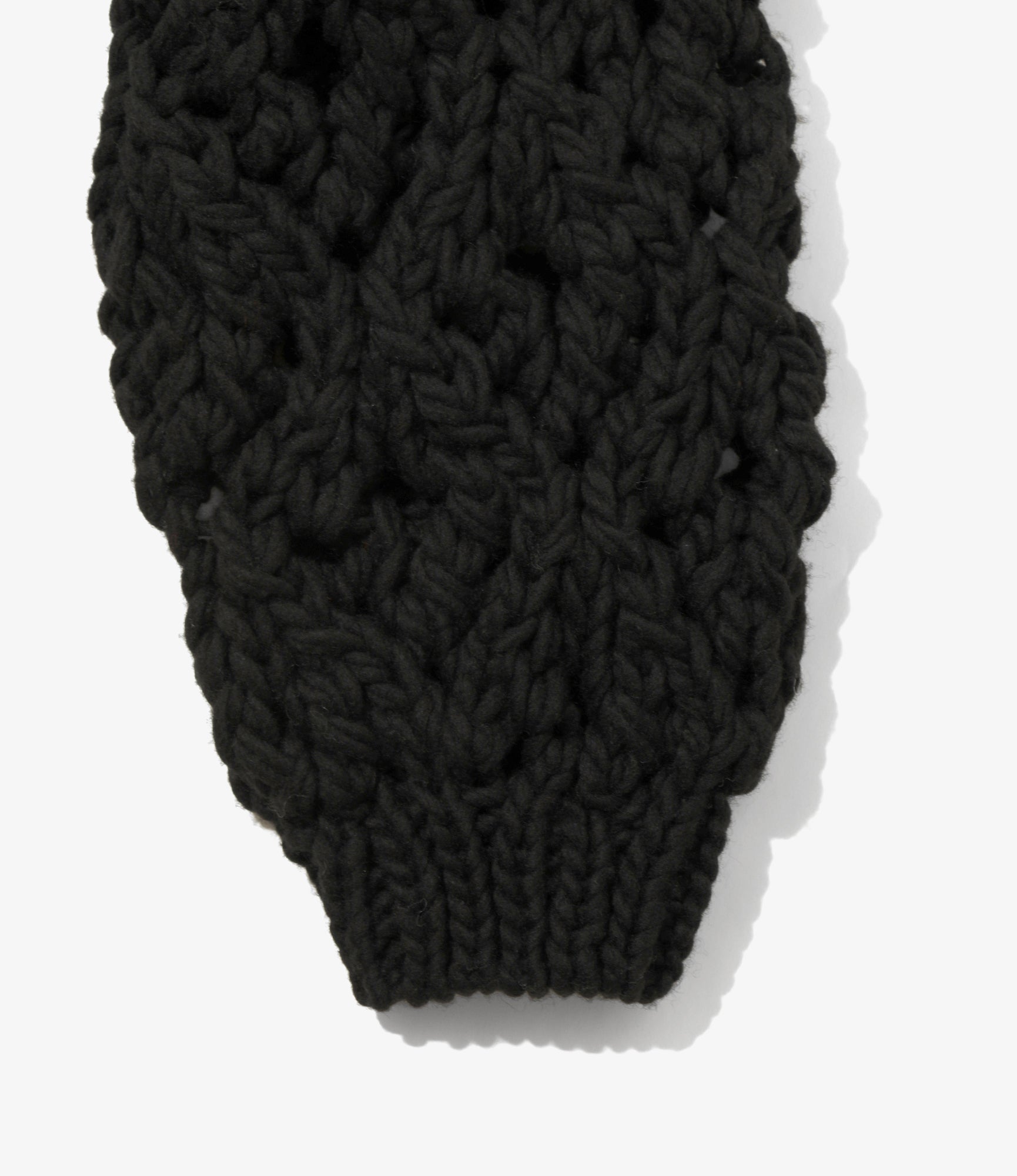 Women's Chunky Knit Bolero - Black