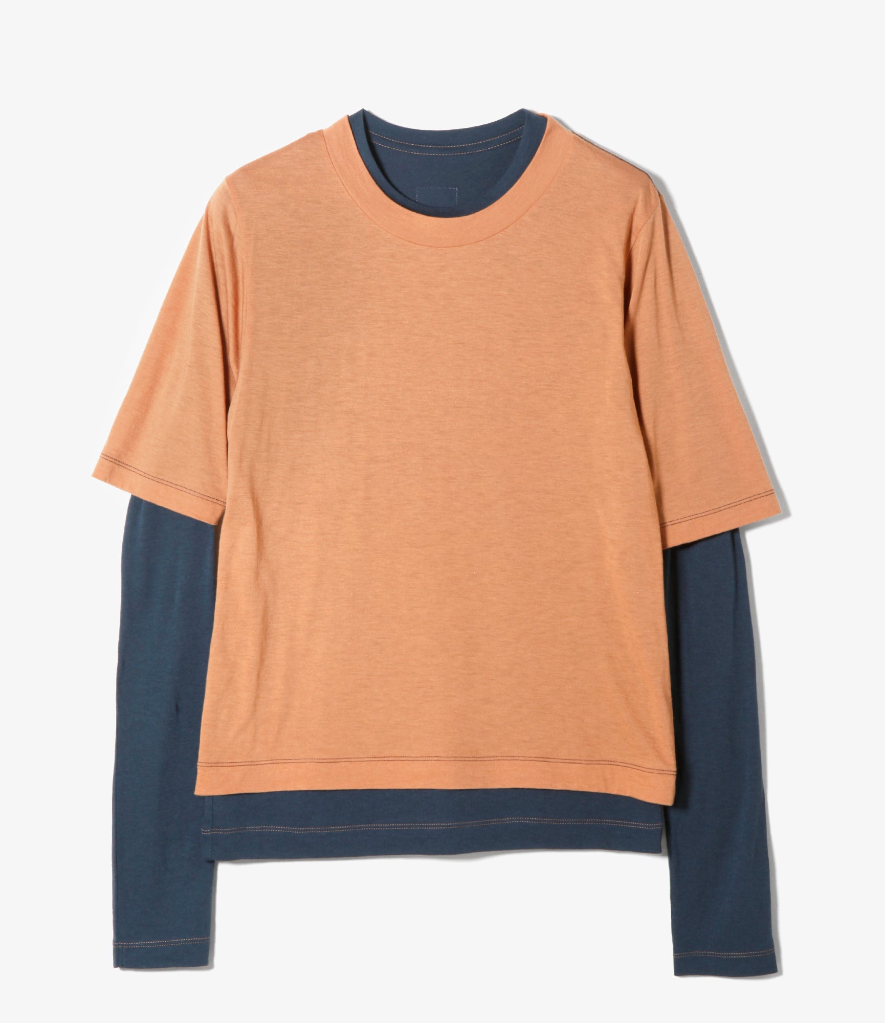 Women's Half&Long Sleeve Unit Tee - Beige