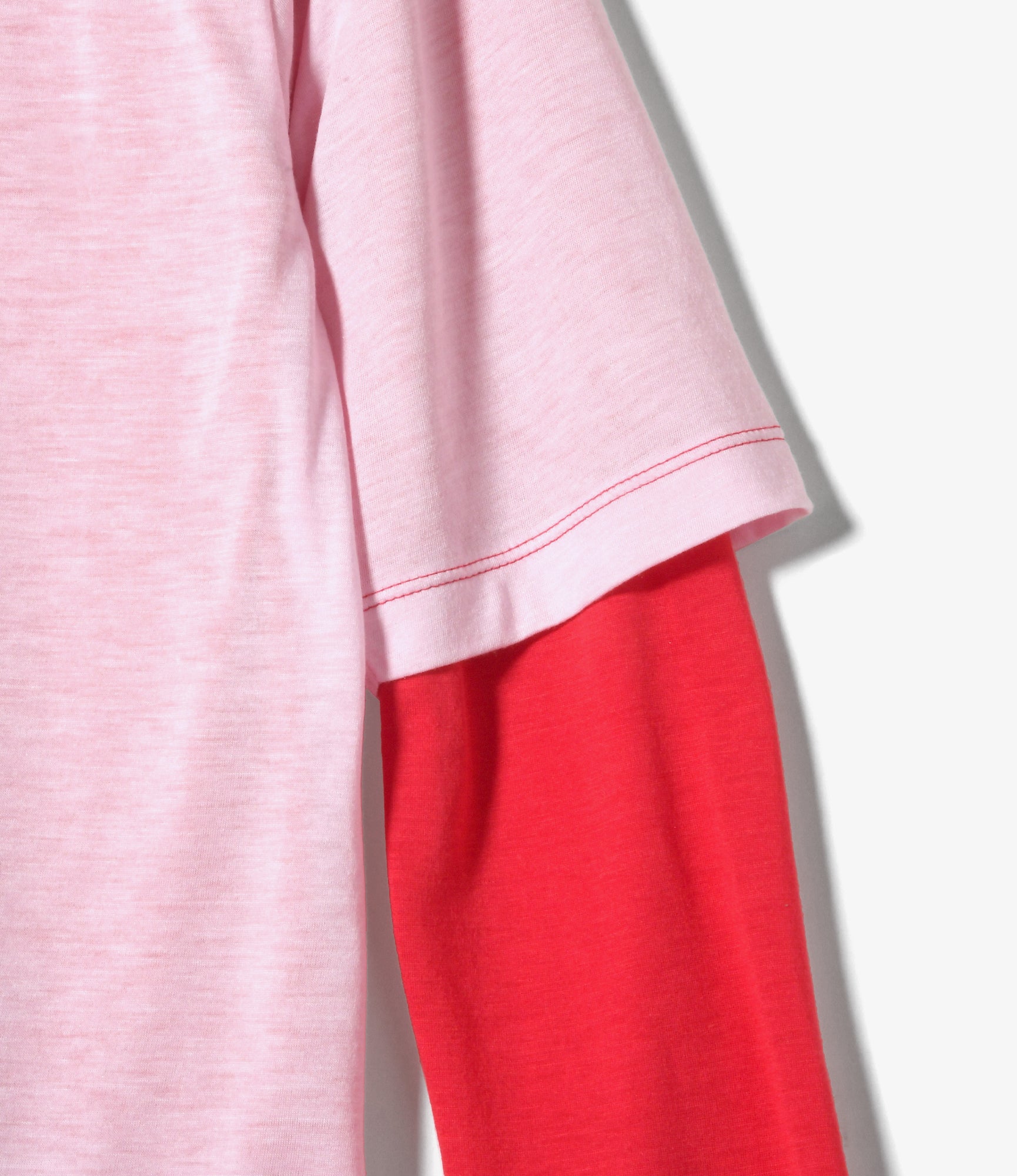 Women's Half&Long Sleeve Unit Tee - Pink