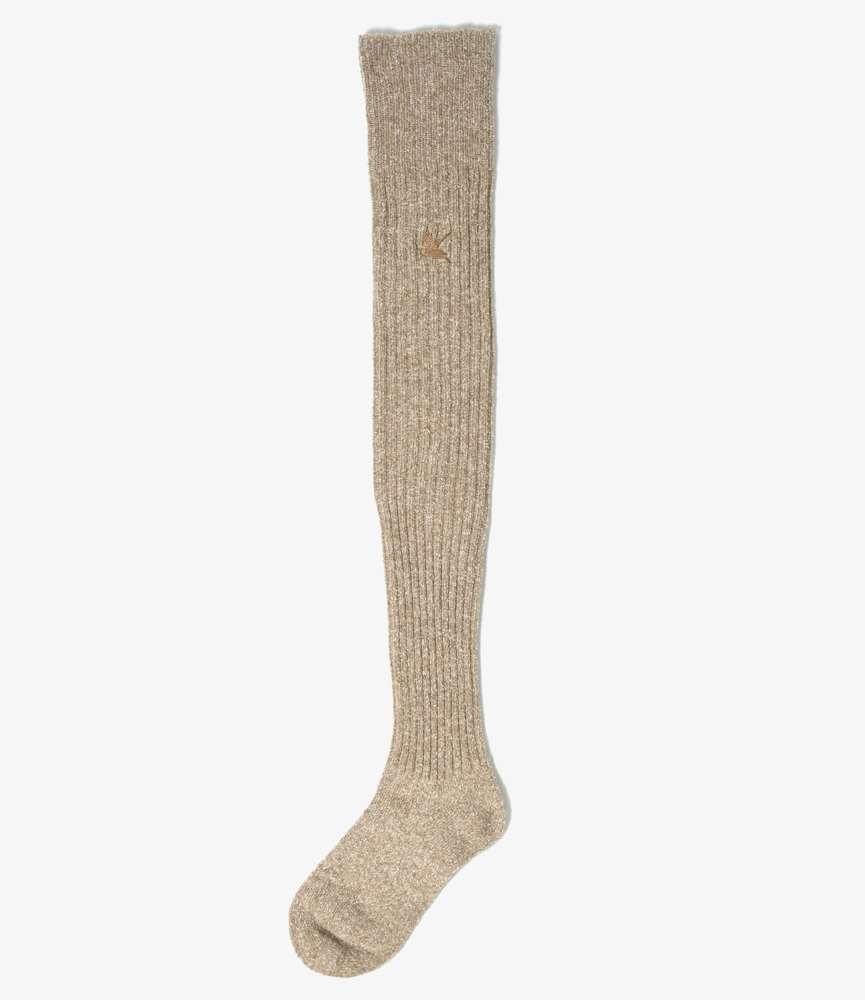 Women's Over Knee Work Socks - Beige