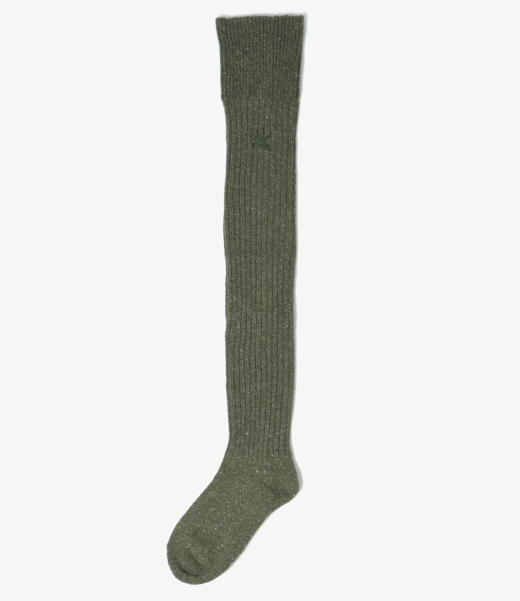 Women's Over Knee Work Socks - Olive