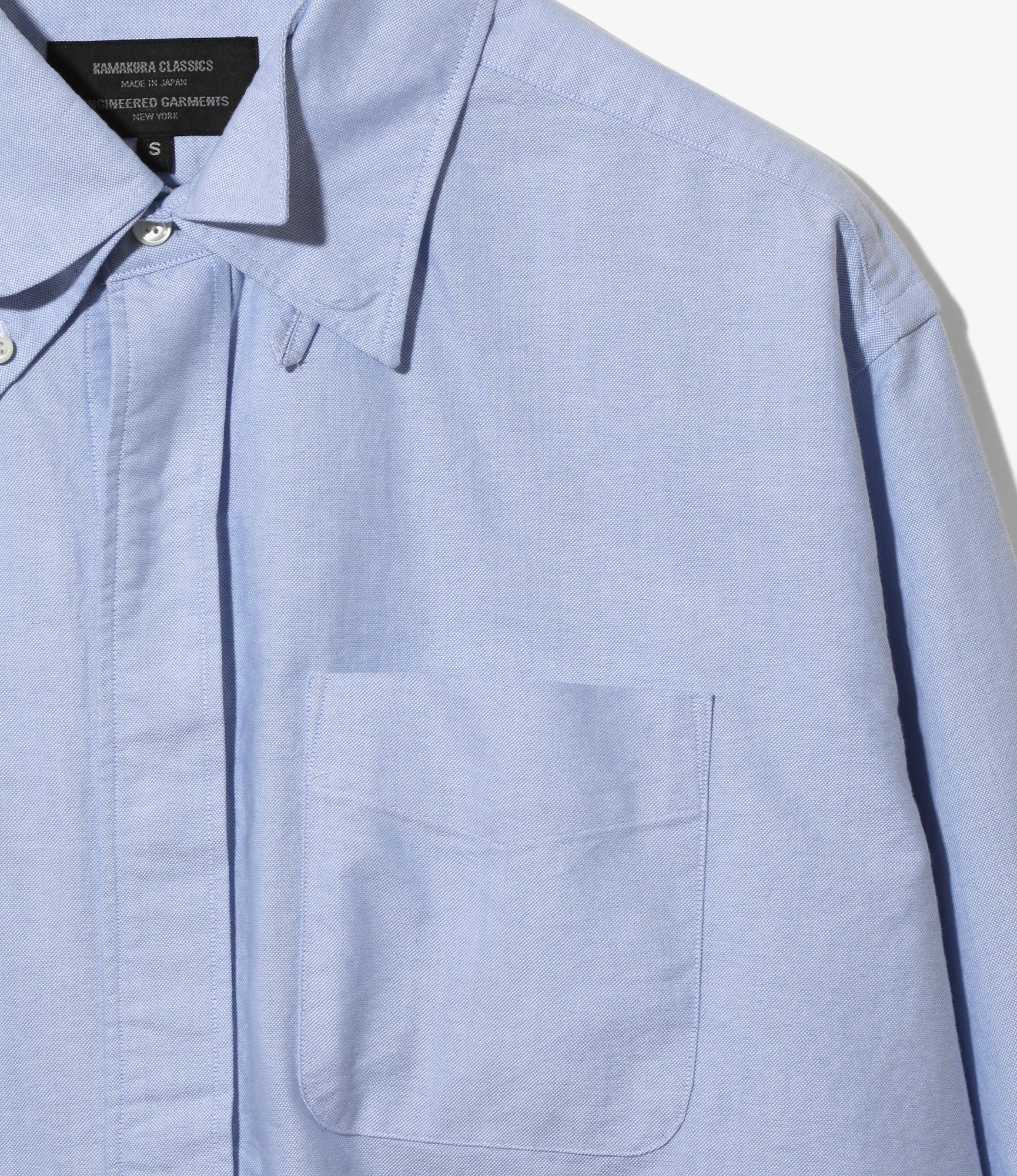 Engineered Garments x Kamakura Classics - Four Collar Shirt - Blue Oxford