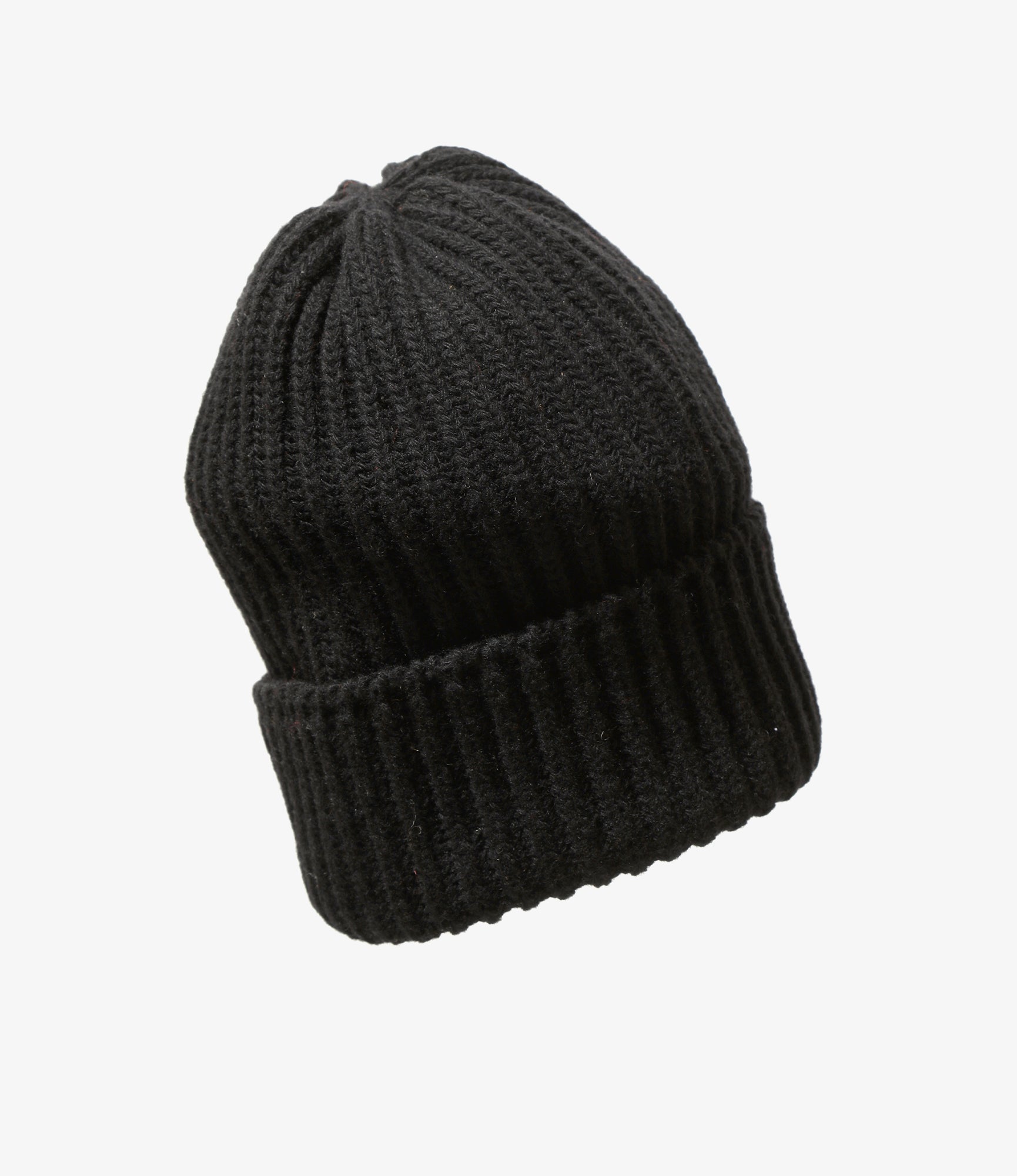 Watch Cap - Black - Shetland Wool
