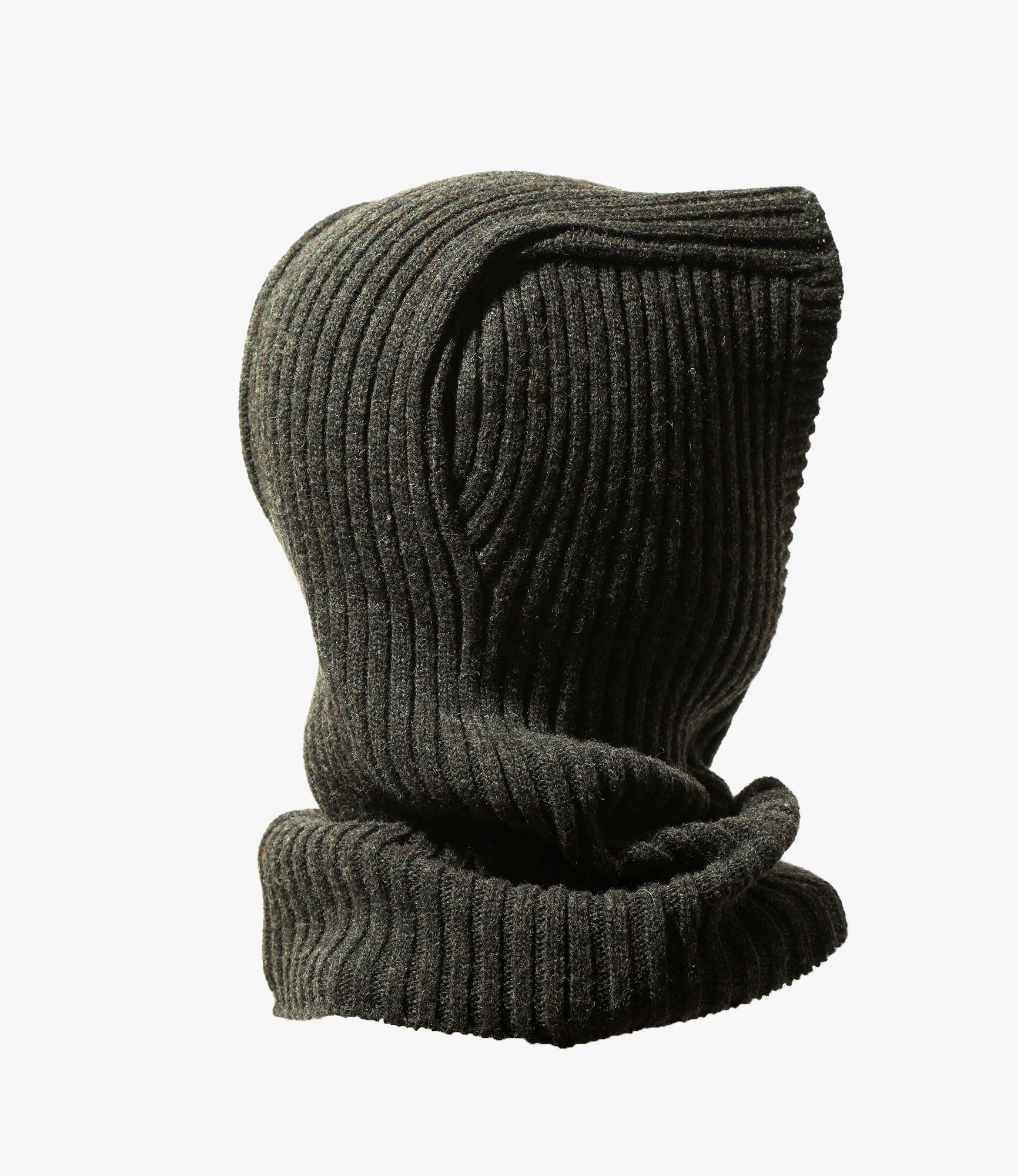 Balaclava - Loden - Shetland Wool