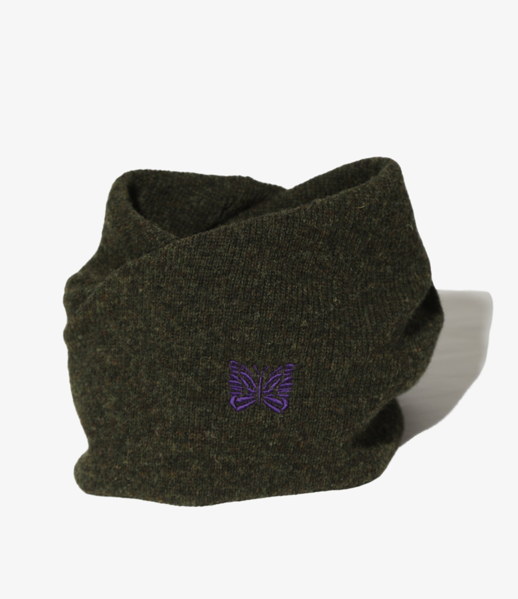 Neck Warmer - Loden - Shetland Wool