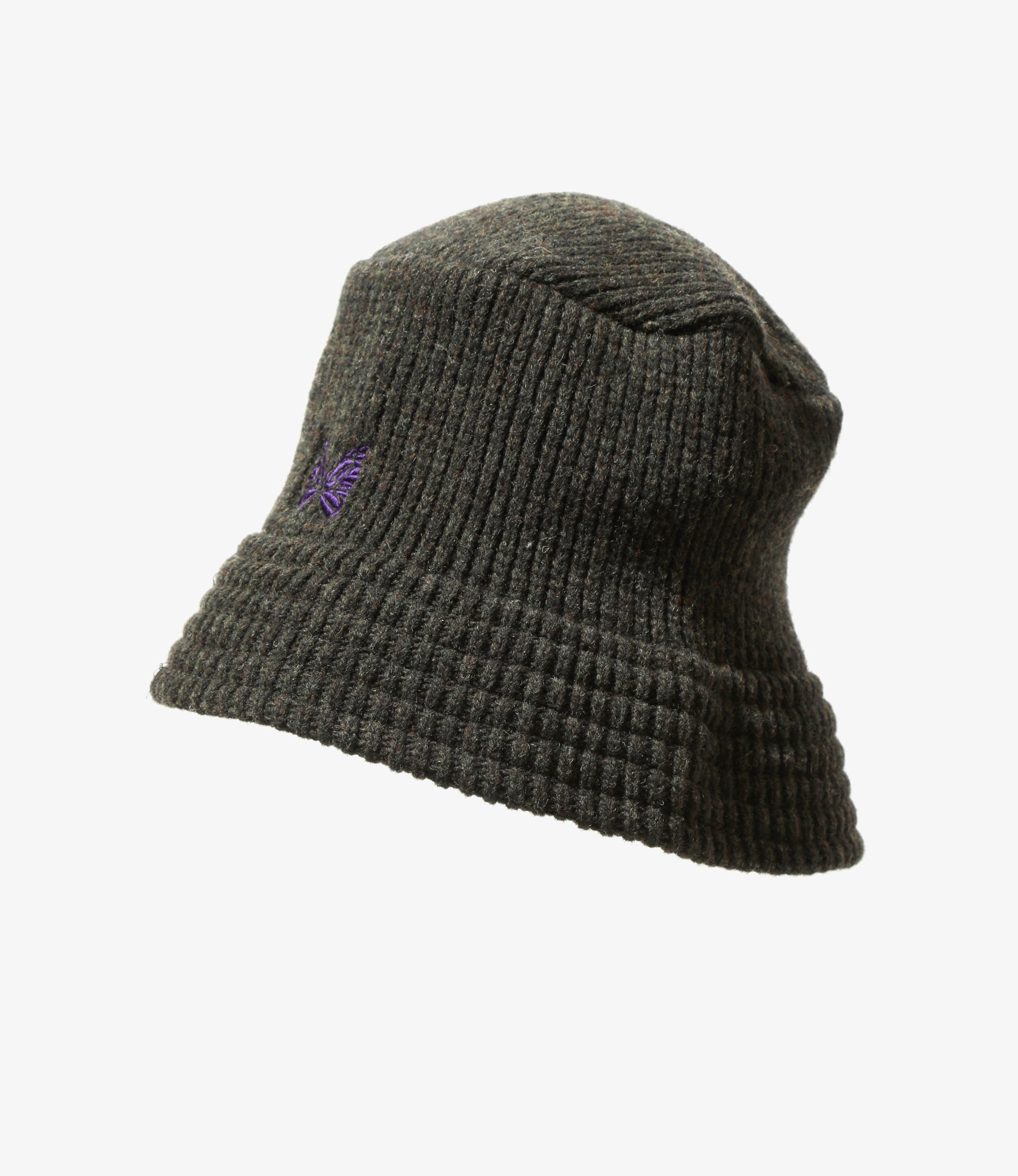 Bucket Hat - Loden - Shetland Wool