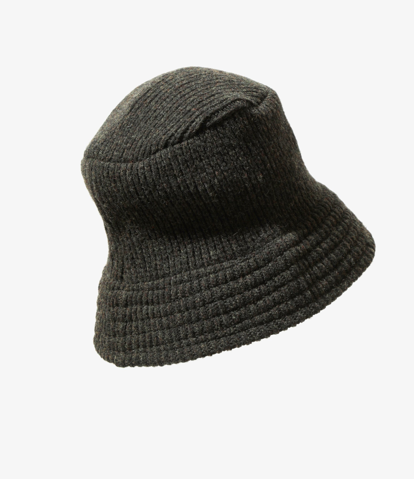 Bucket Hat - Loden - Shetland Wool