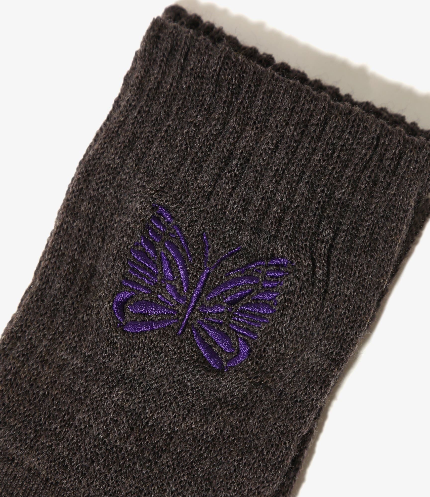 Rib Socks - Umber - Shetland Wool