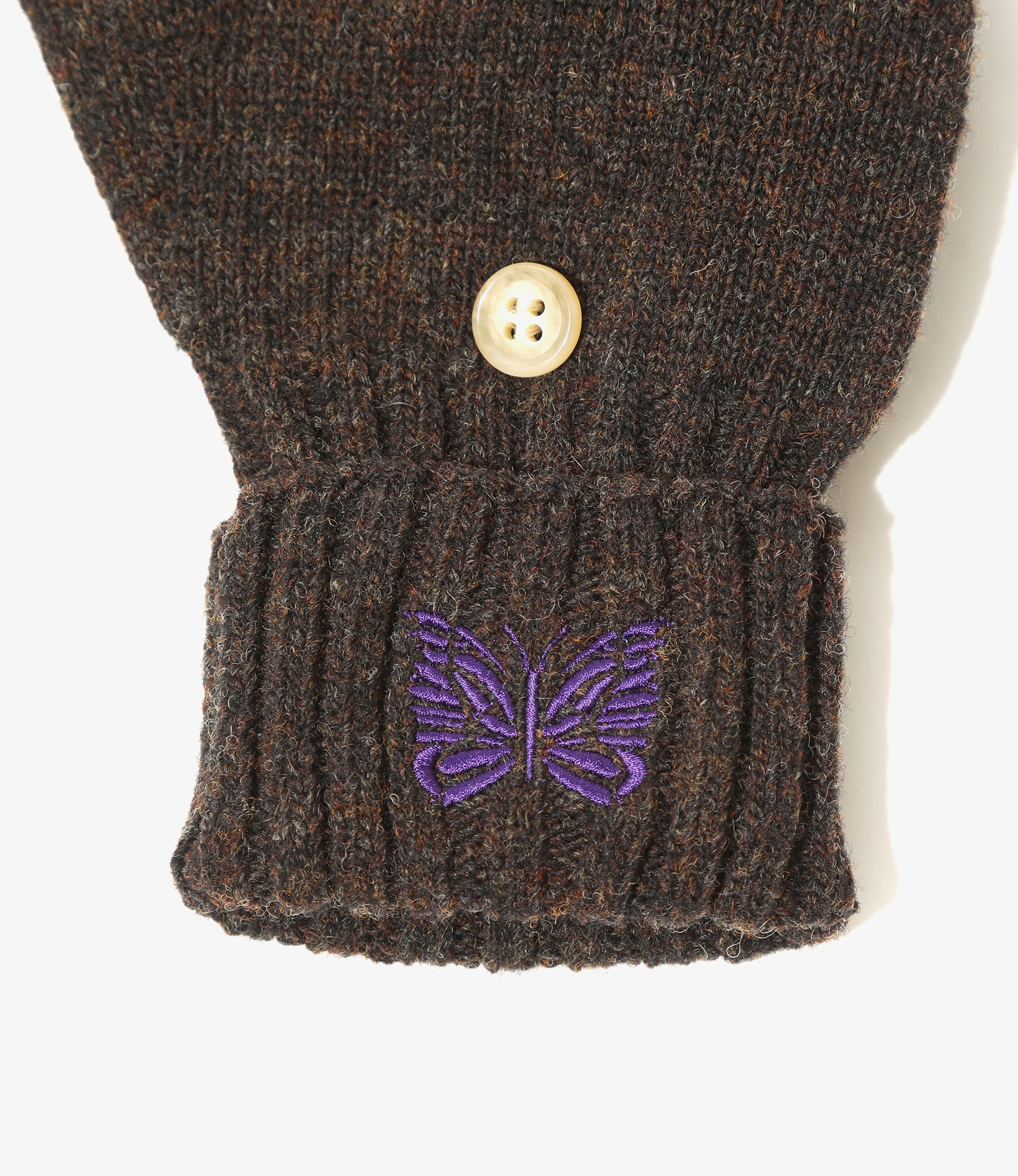 Convertible Glove - Umber - Shetland Wool