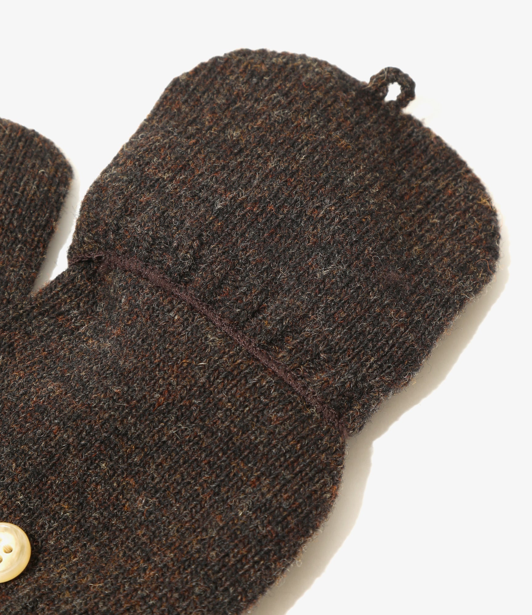 Convertible Glove - Umber - Shetland Wool