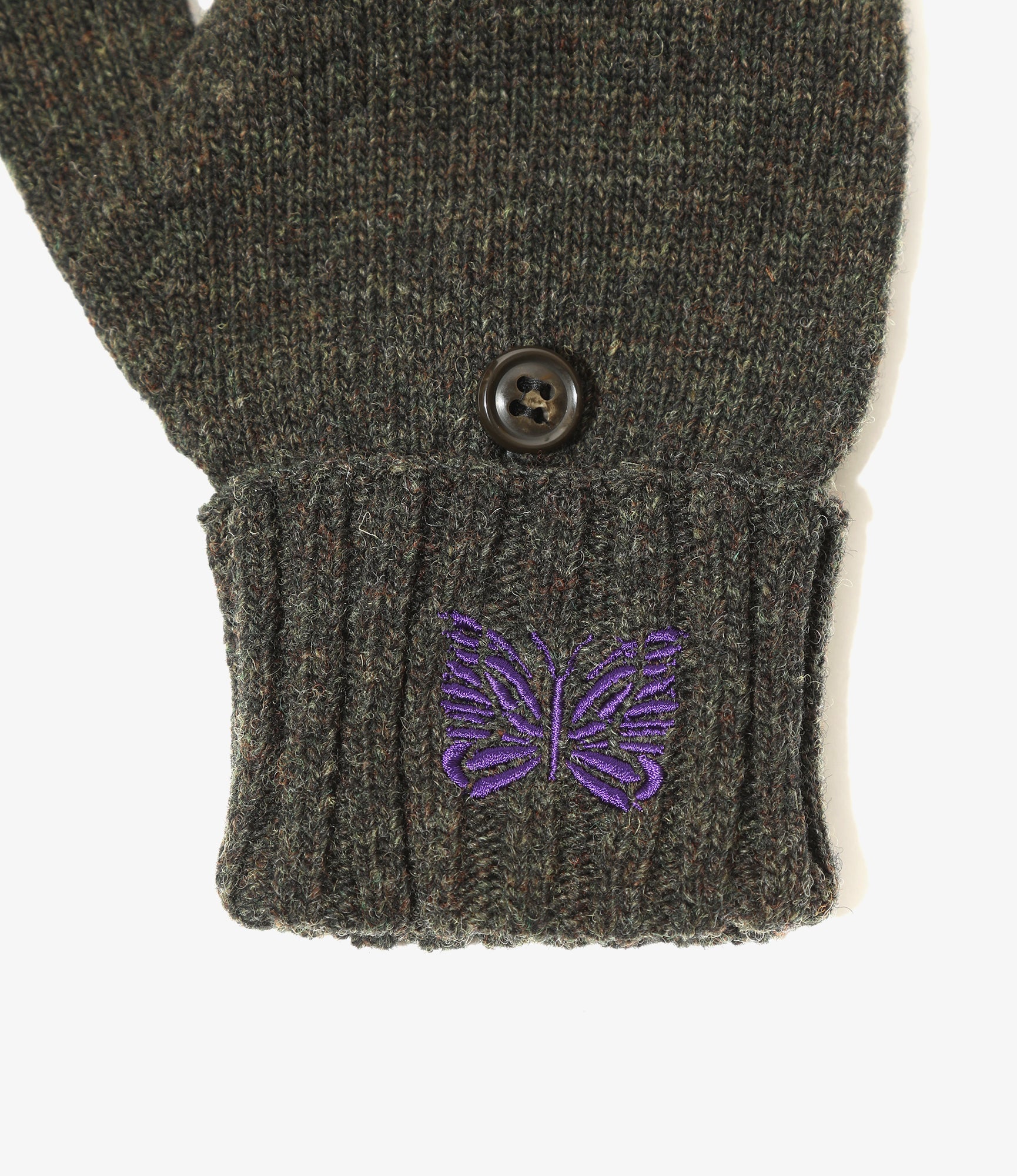 Convertible Glove - Loden - Shetland Wool
