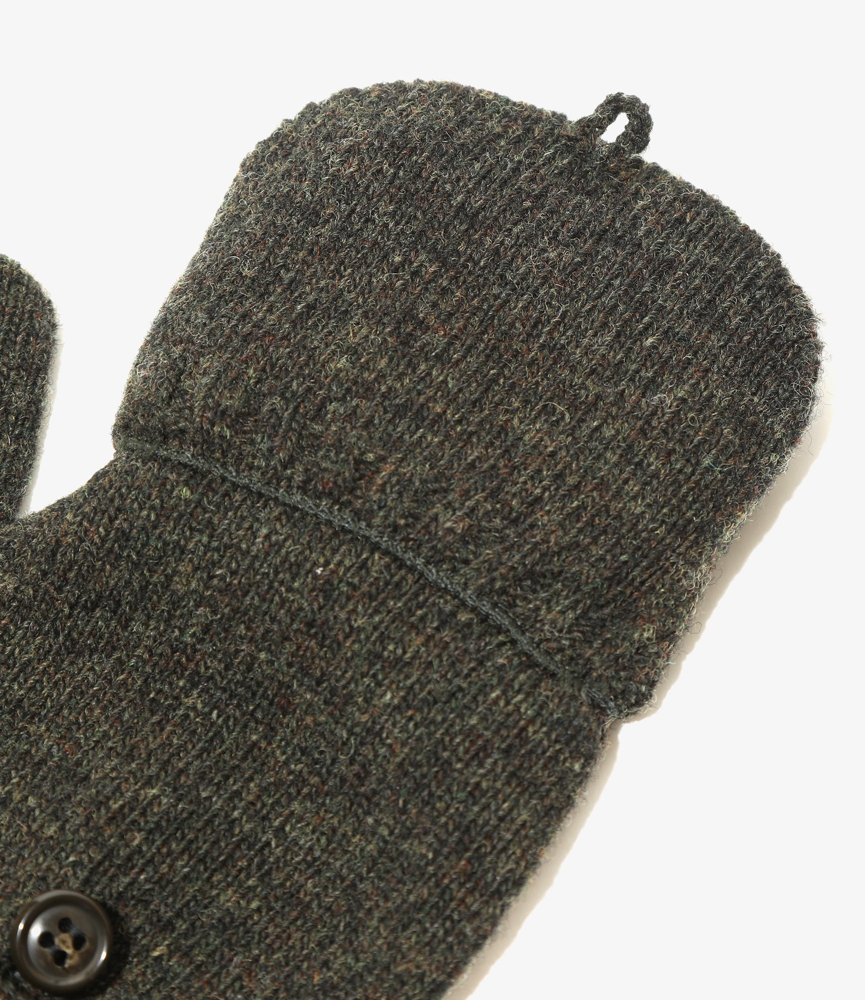 Convertible Glove - Loden - Shetland Wool