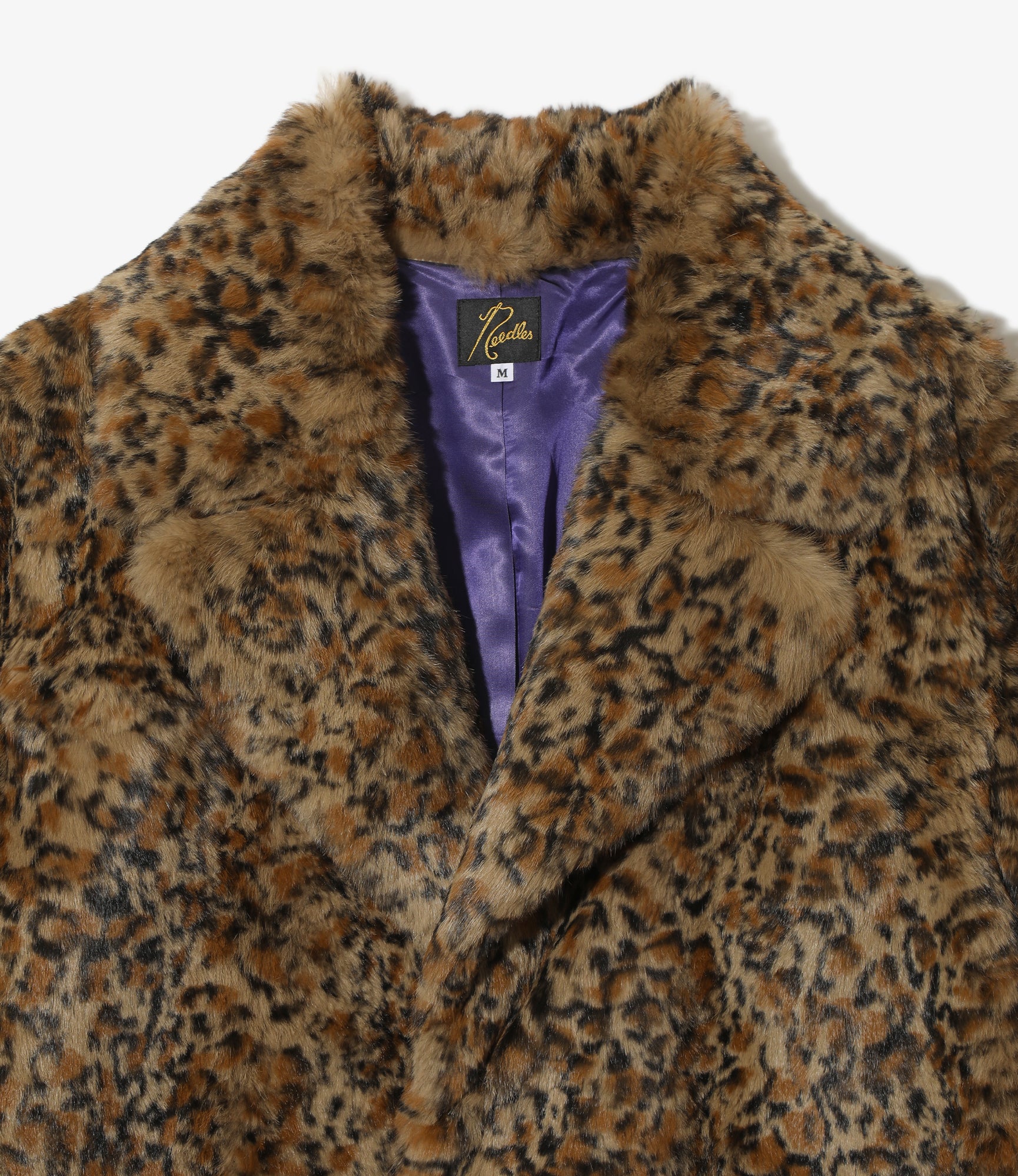 Rabbit Fur Coat - Leopard - Animal Printed