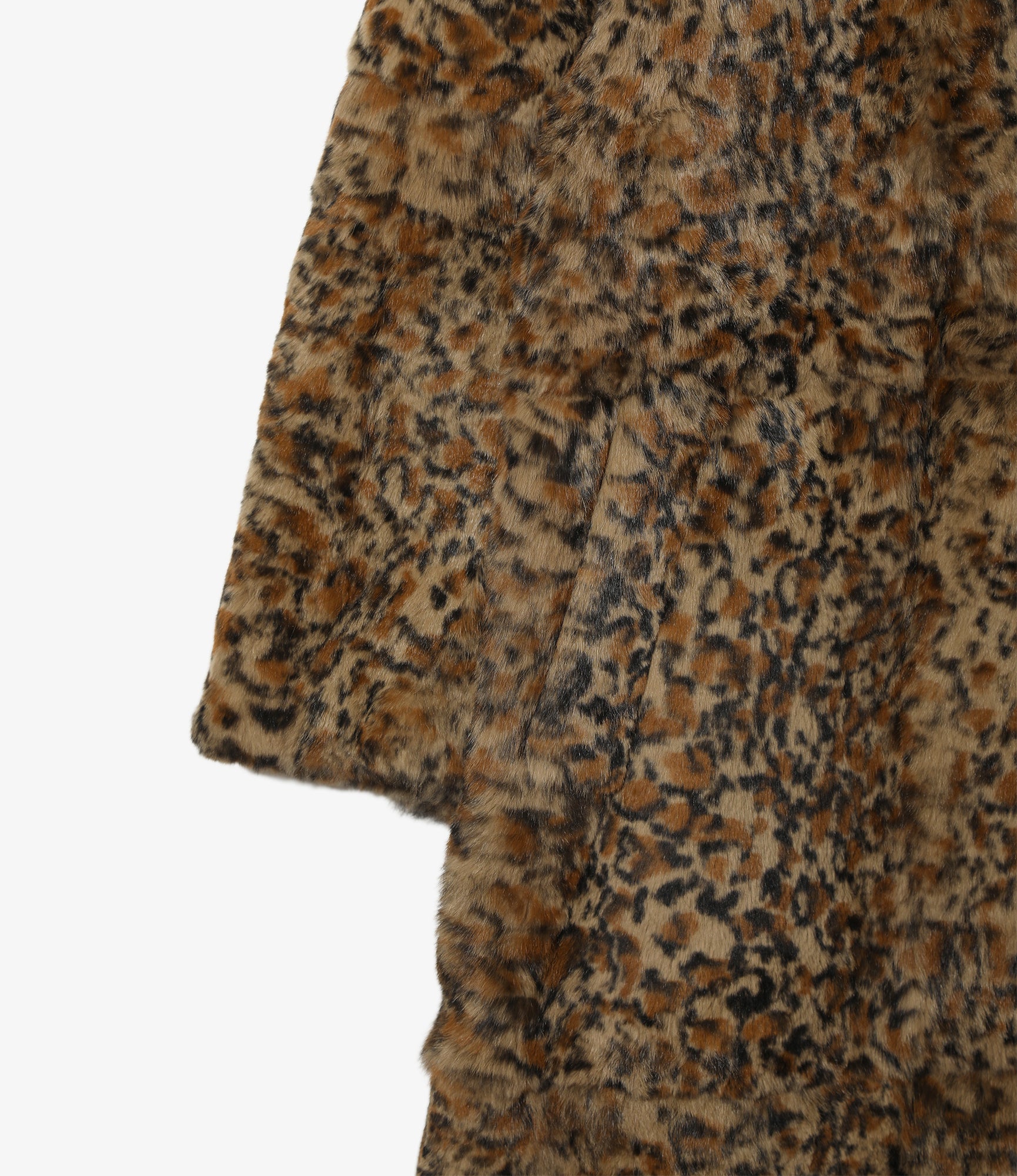 Rabbit Fur Coat - Leopard - Animal Printed
