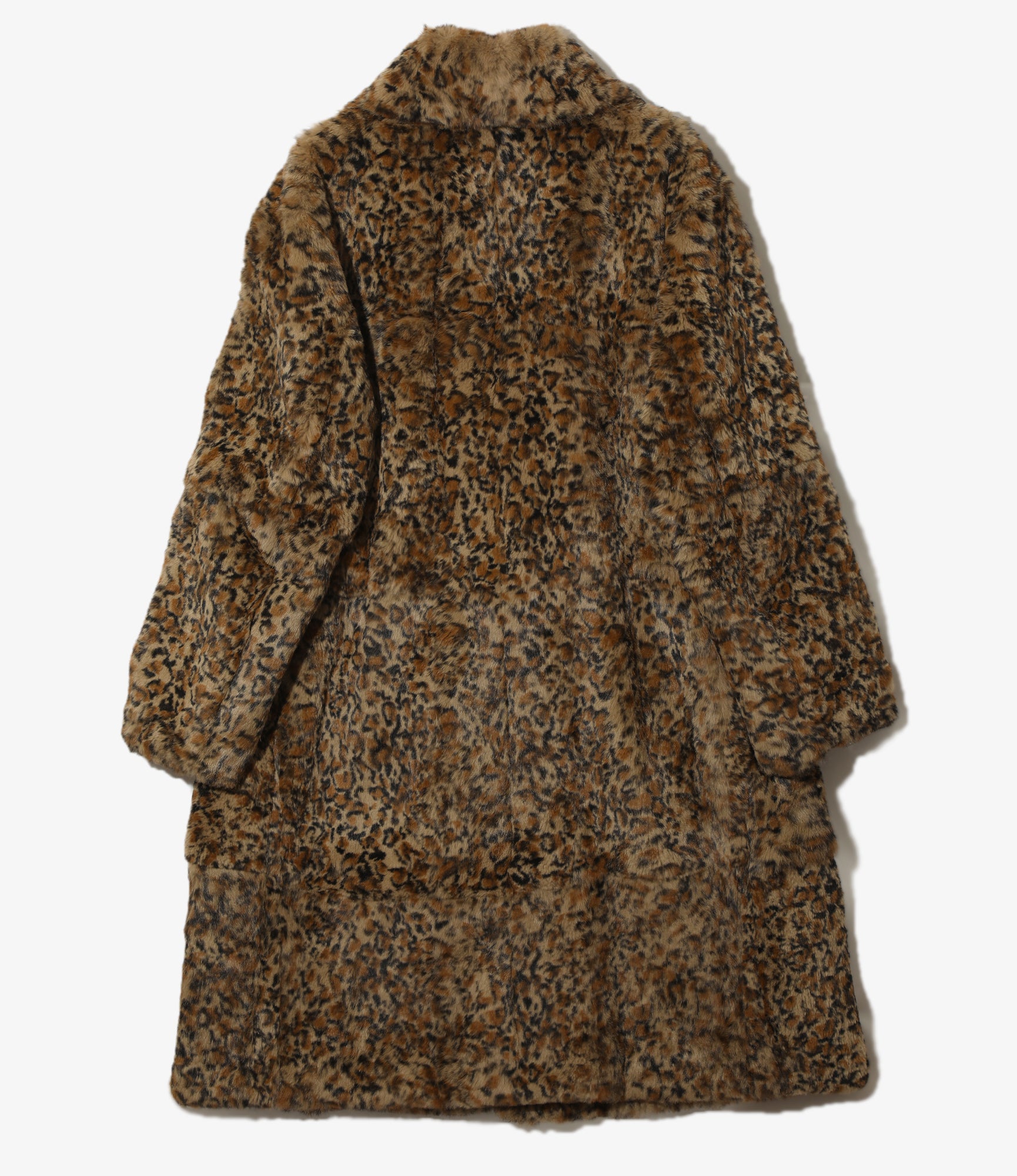 Rabbit Fur Coat - Leopard - Animal Printed