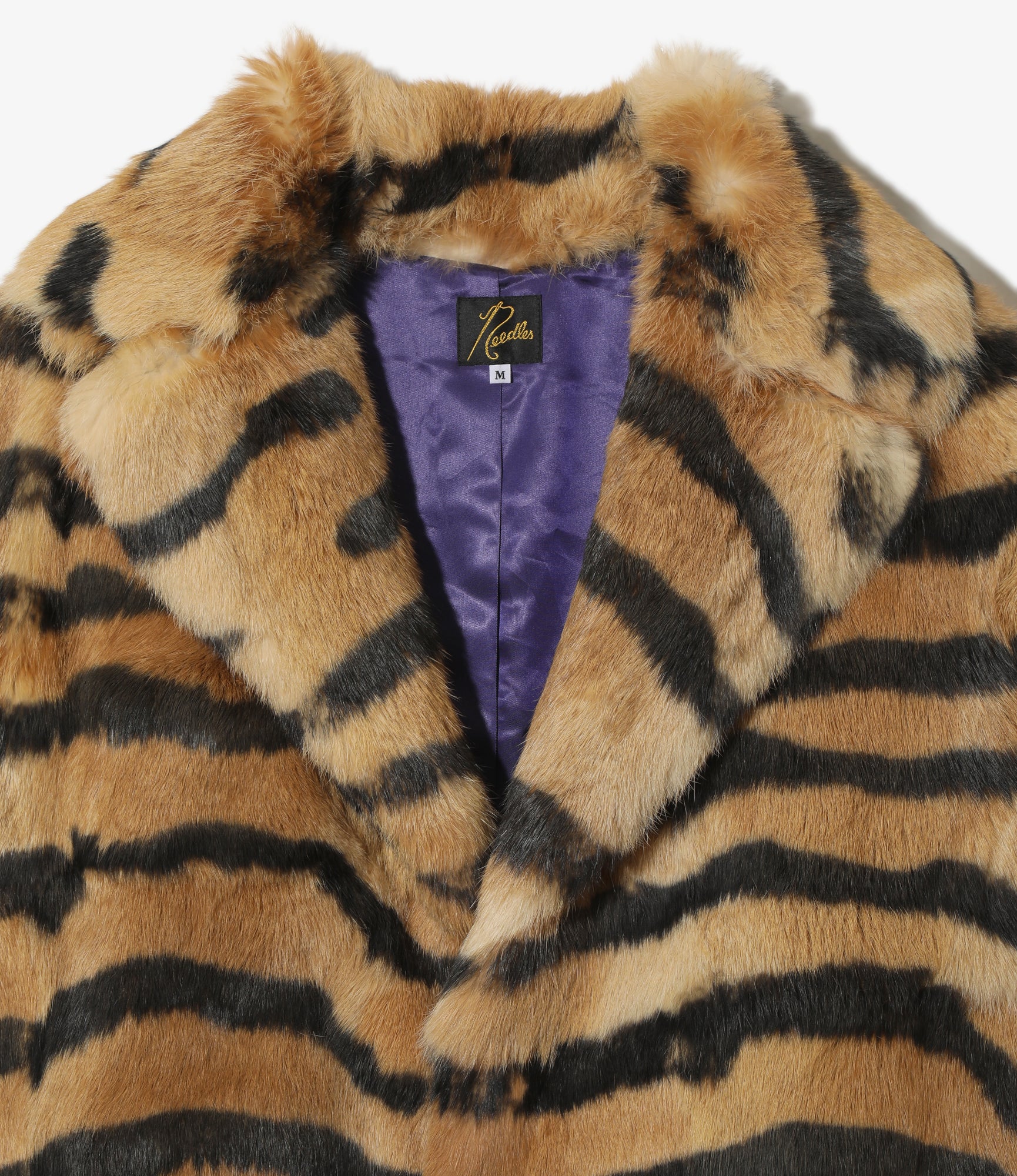 Rabbit Fur Coat - Tiger - Animal Printed
