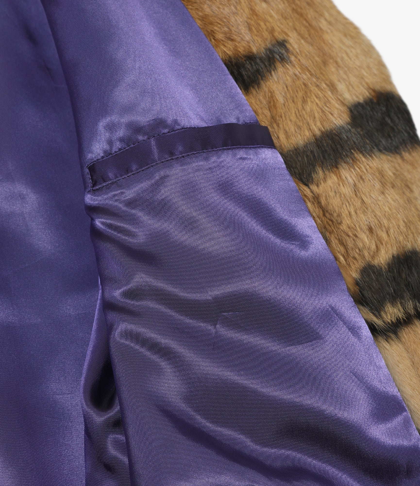 Rabbit Fur Coat - Tiger - Animal Printed