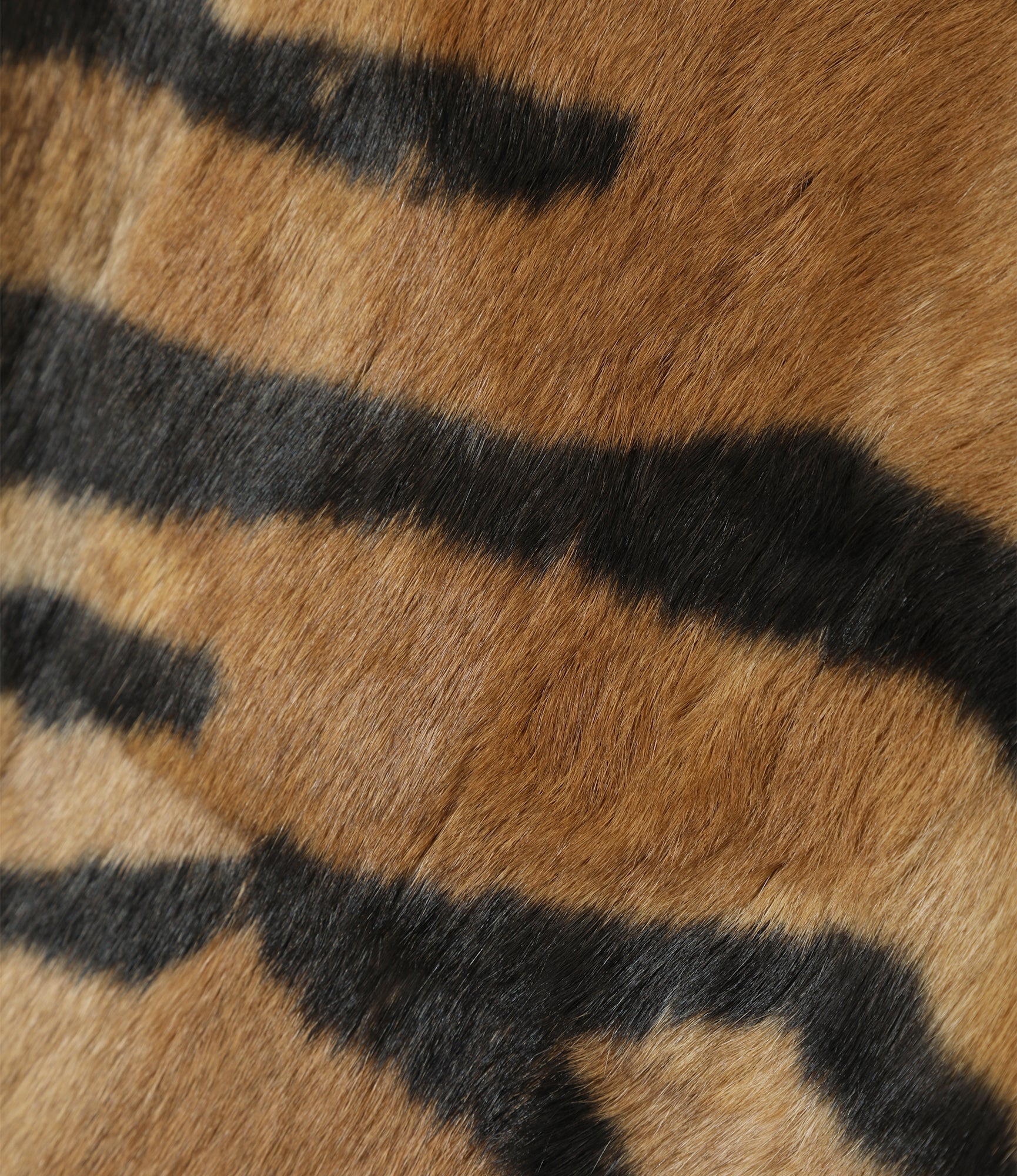 Rabbit Fur Cardigan - Tiger - Animal Printed