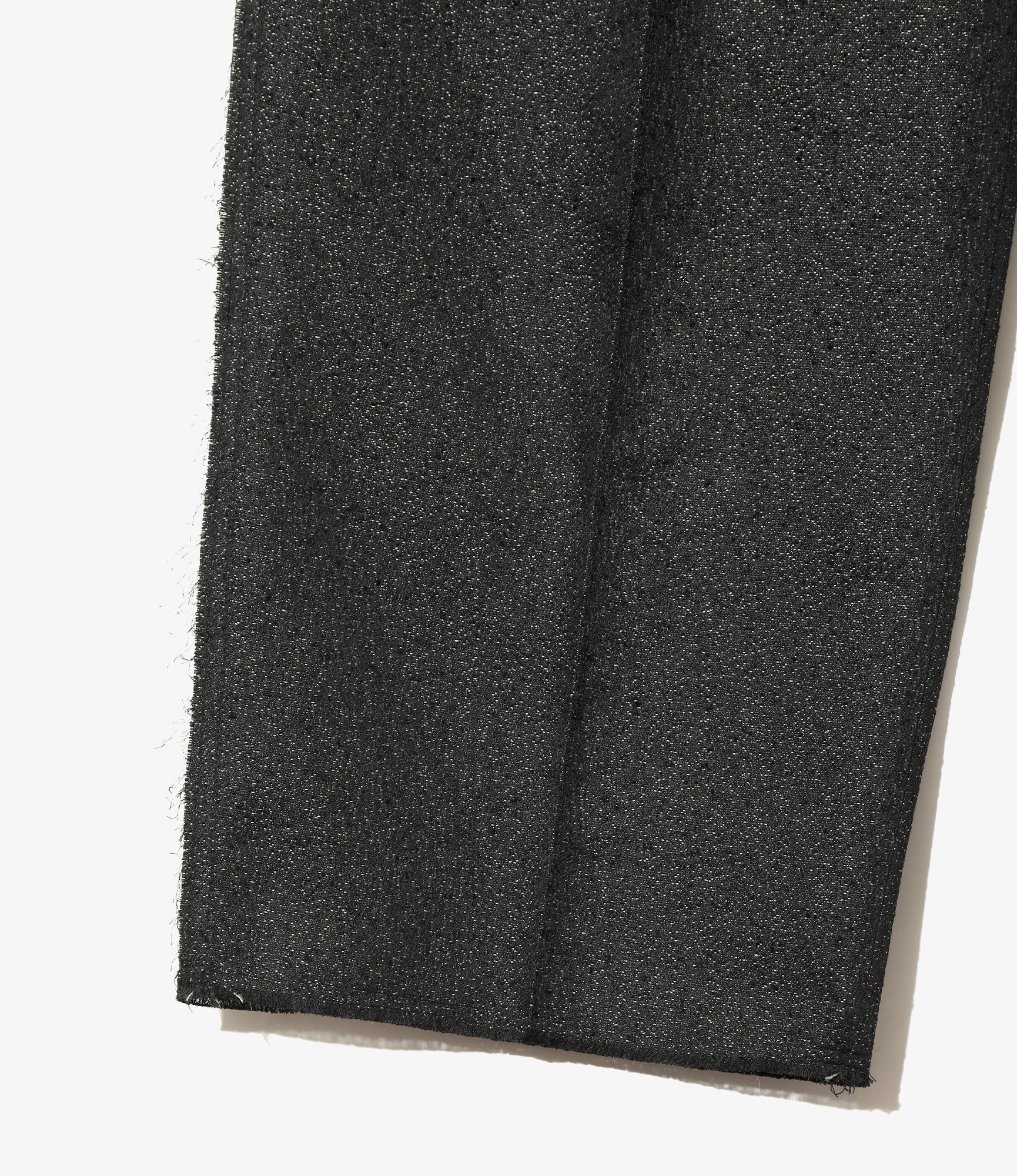 Raw Edge Trouser - Black - Ring Knot Jq.