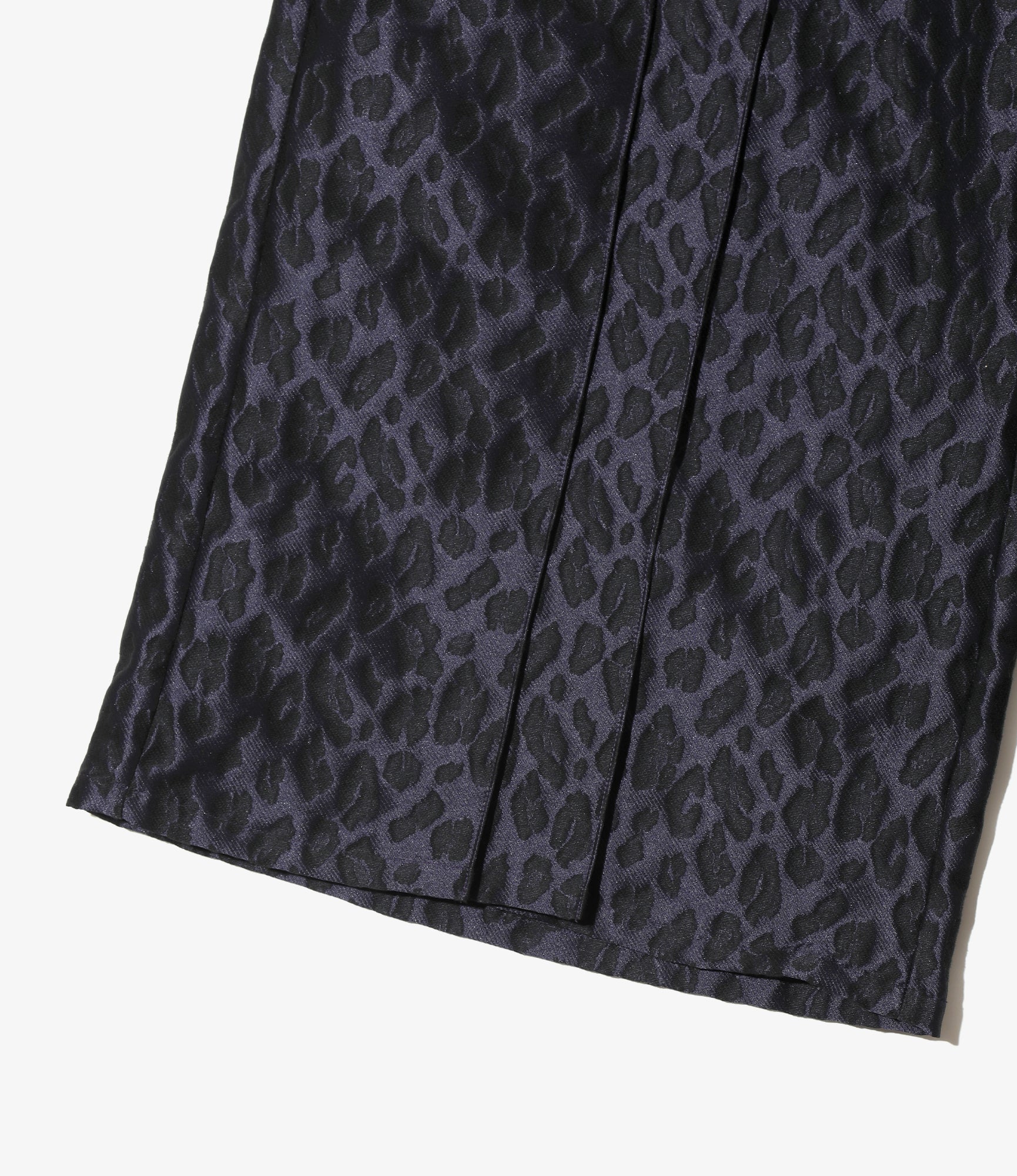 Hakama Pant - Dk.Purple/Black - Leopard Jacquard