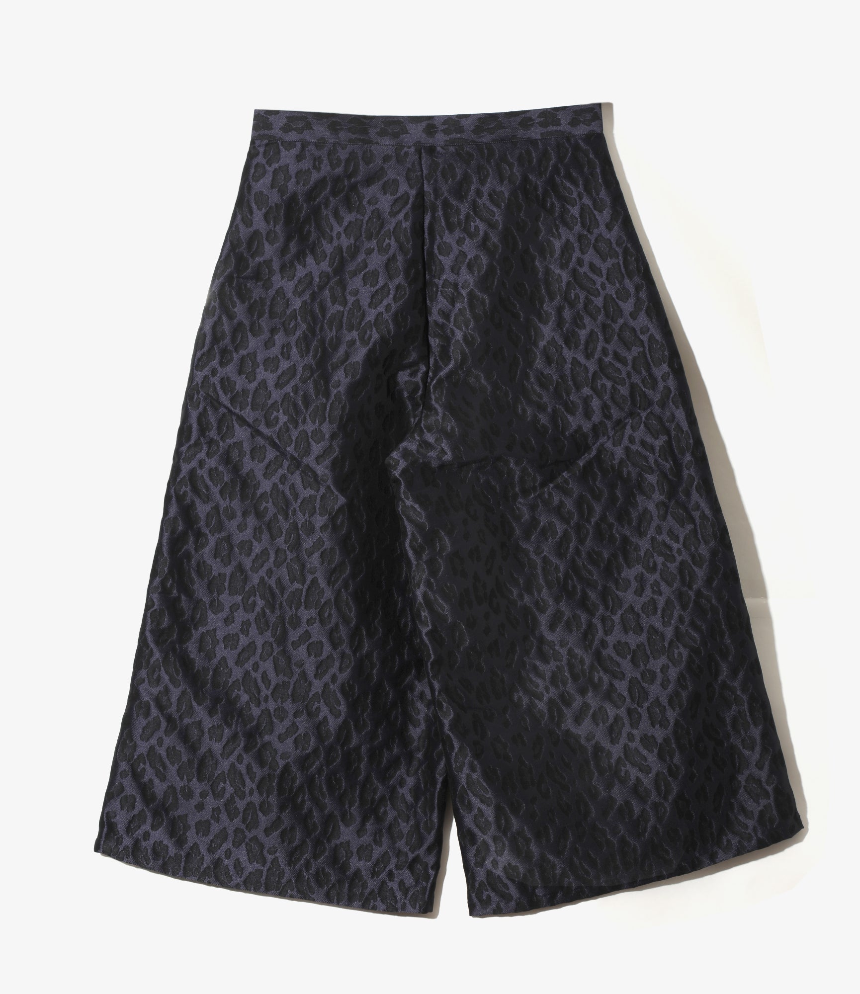 Hakama Pant - Dk.Purple/Black - Leopard Jacquard