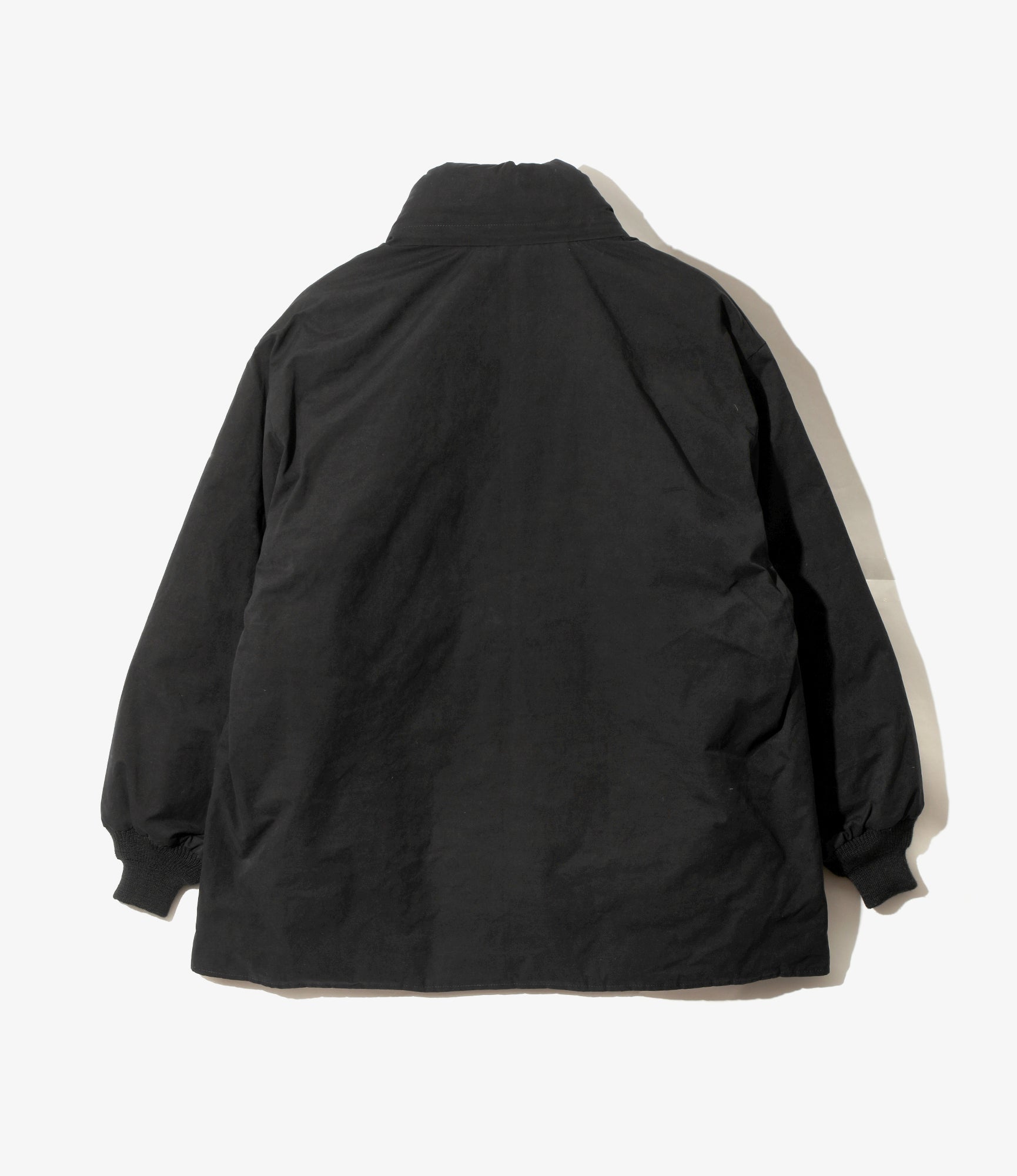 Hooded Sur Coat - Black - Waxed High Density