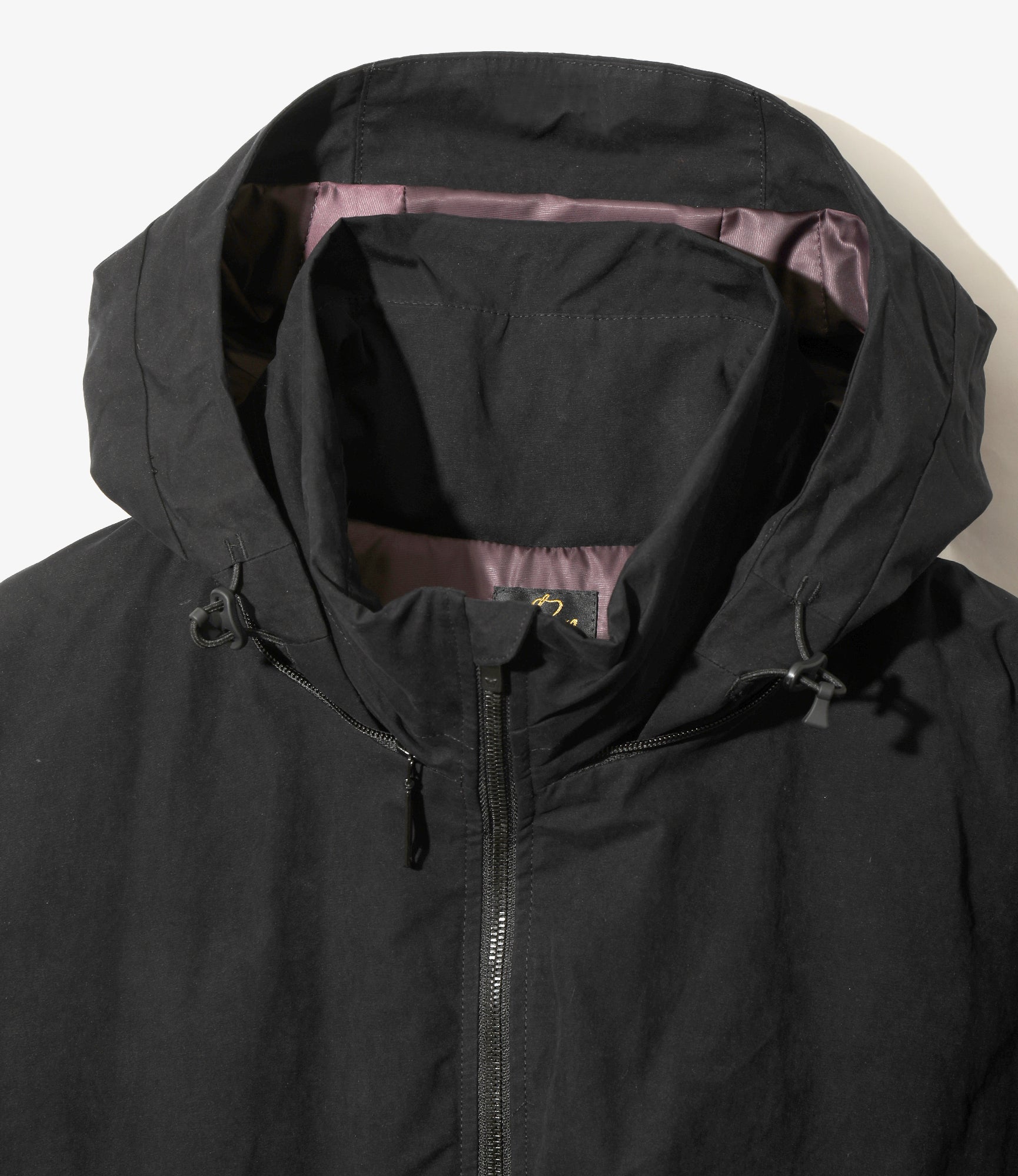Hooded Sur Coat - Black - Waxed High Density