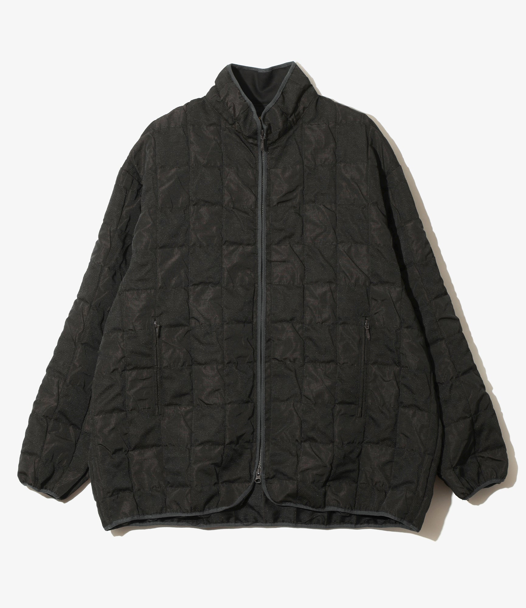 Piping Jacket - Brown - Fringe Jacquard / Checker
