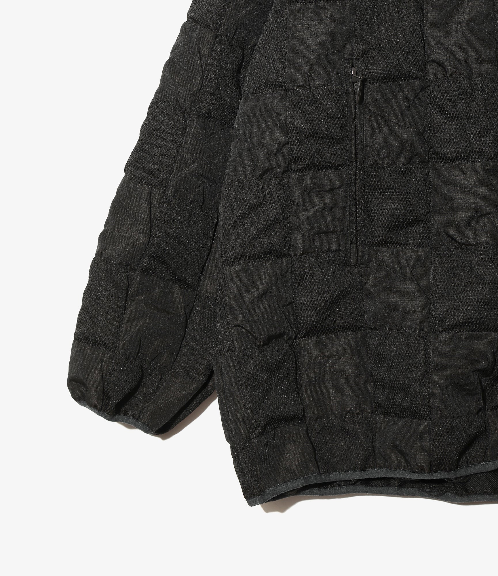Piping Jacket - Brown - Fringe Jacquard / Checker