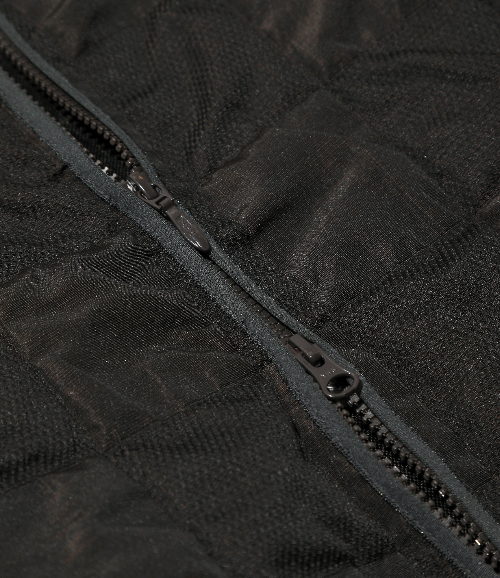 Piping Jacket - Brown - Fringe Jacquard / Checker