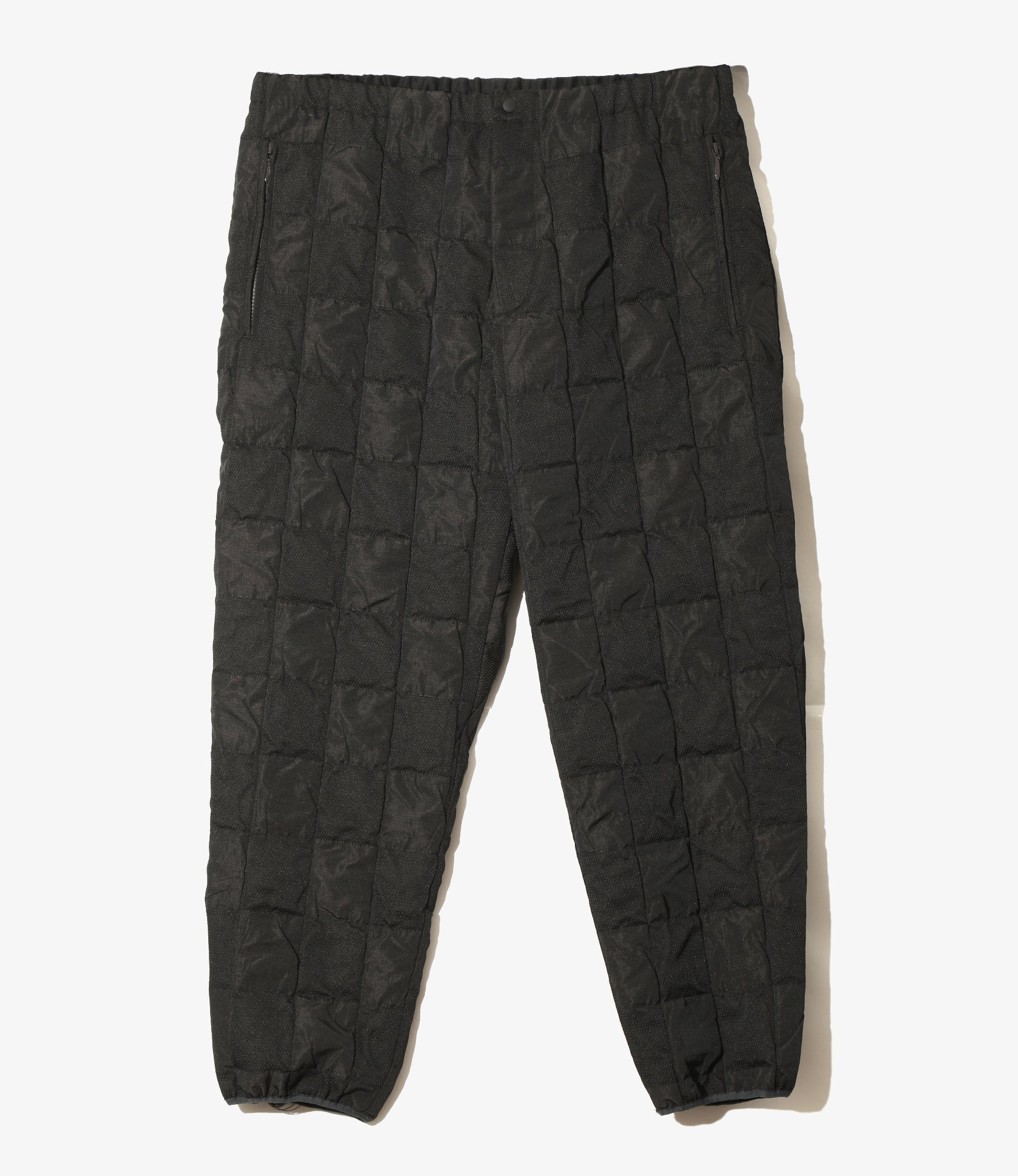 Piping Warm-Up Pant - Brown - Fringe Jacquard / Checker