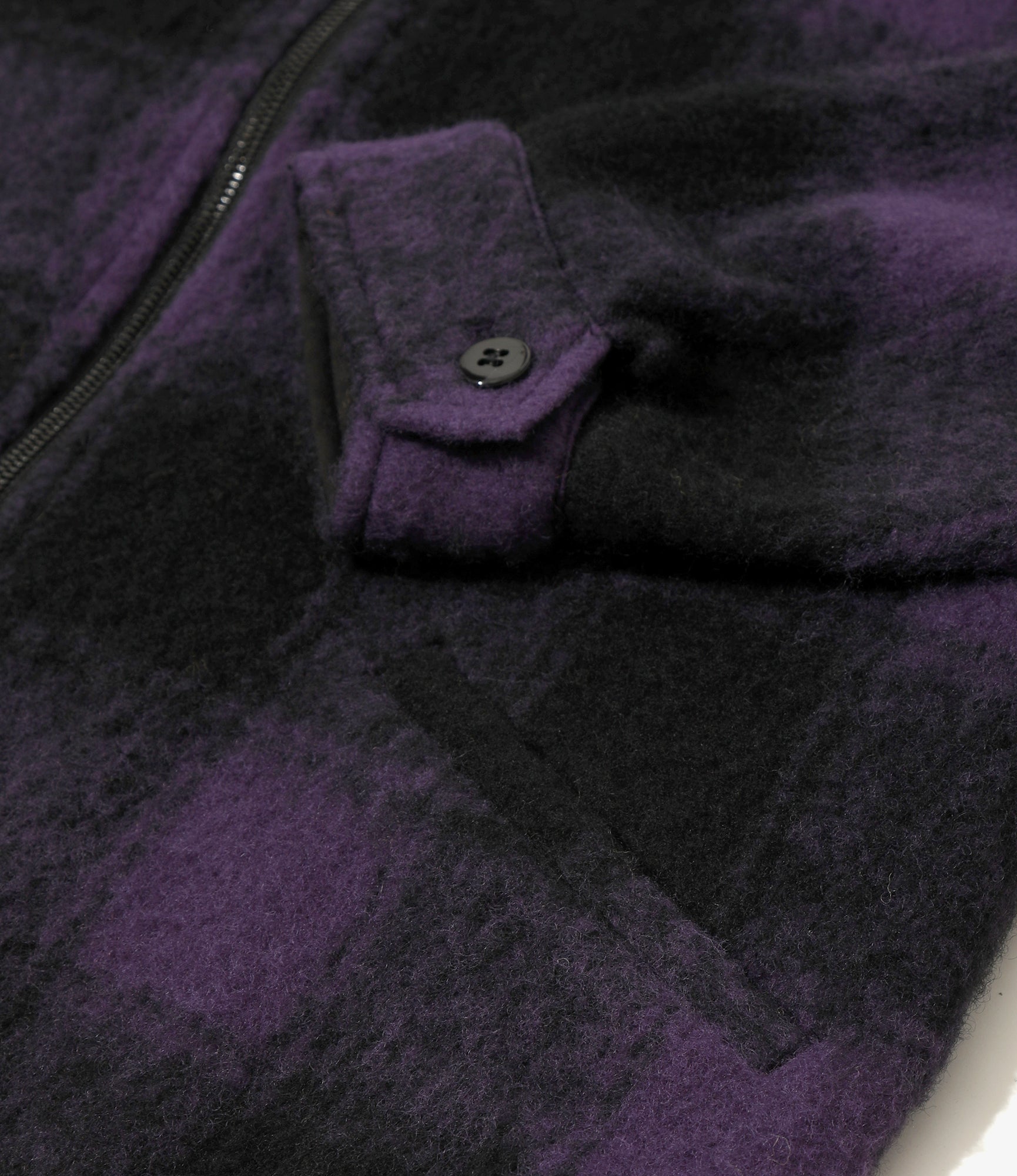 Swing Jacket - Purple - Wool Shaggy