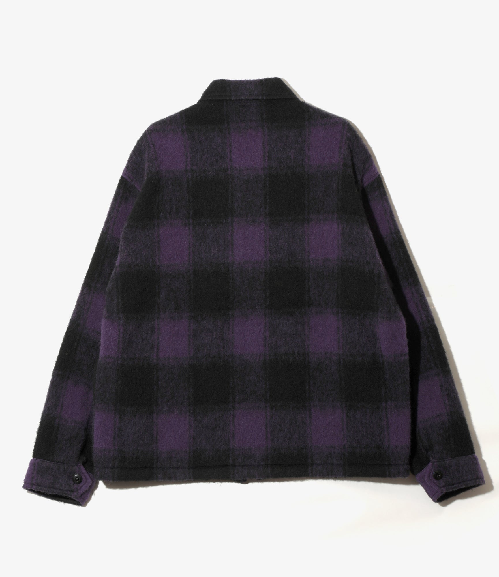 Swing Jacket - Purple - Wool Shaggy