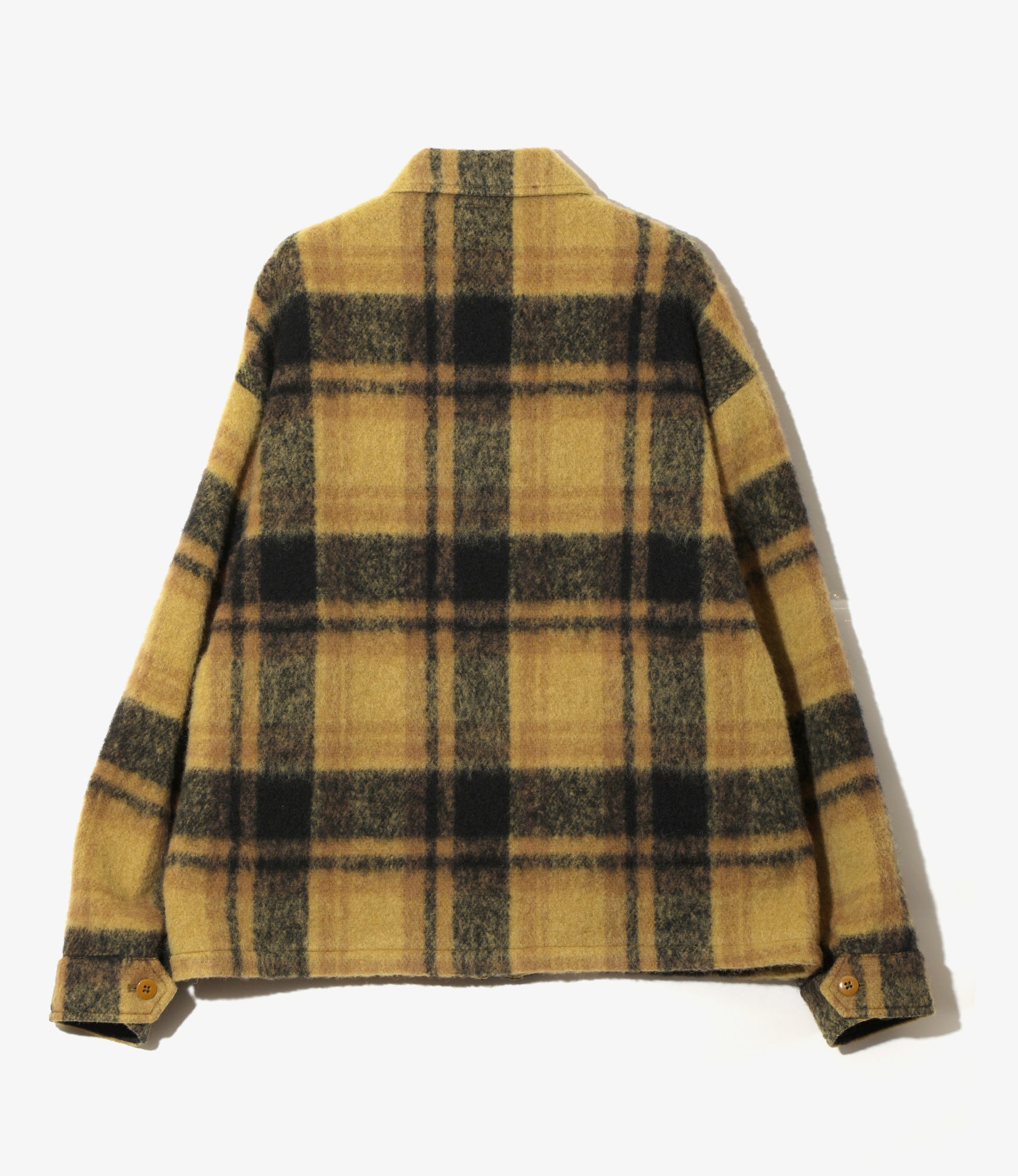Swing Jacket - Mustard - Wool Shaggy