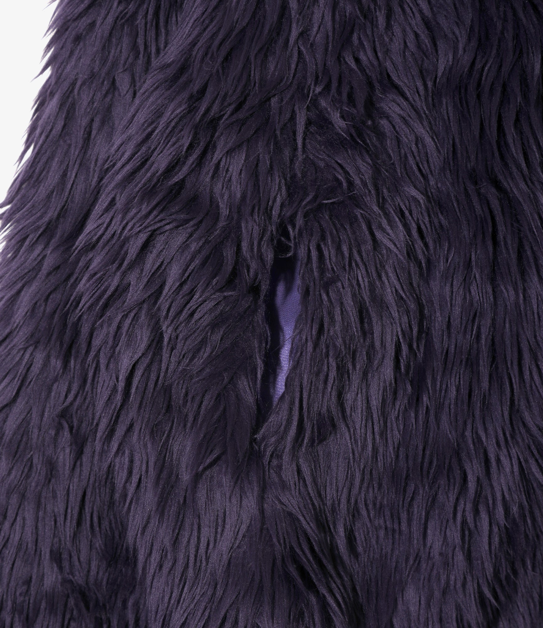 Women's Bomber Jacket - Dk.Purple - Acrylic Fur
