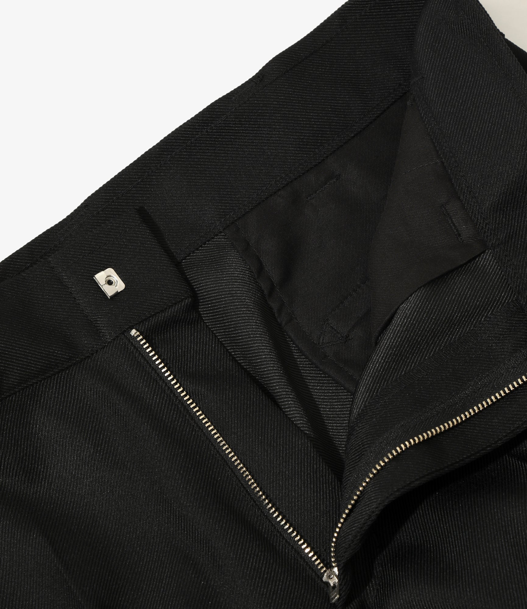 Railroad Pant - Black - Melange Double Cloth
