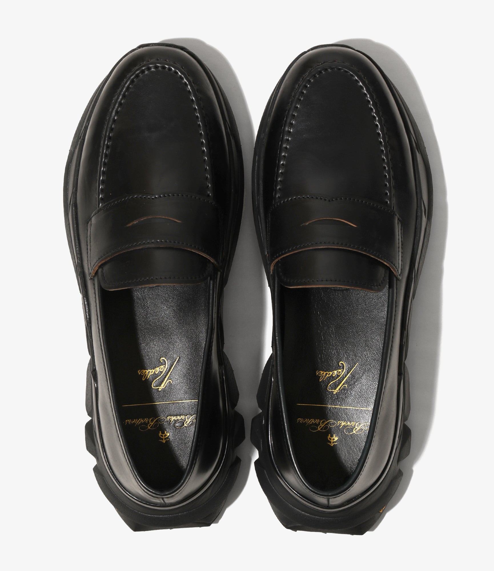 Needles x Brooks Brothers Vibram Cordovan Loafer - Black
