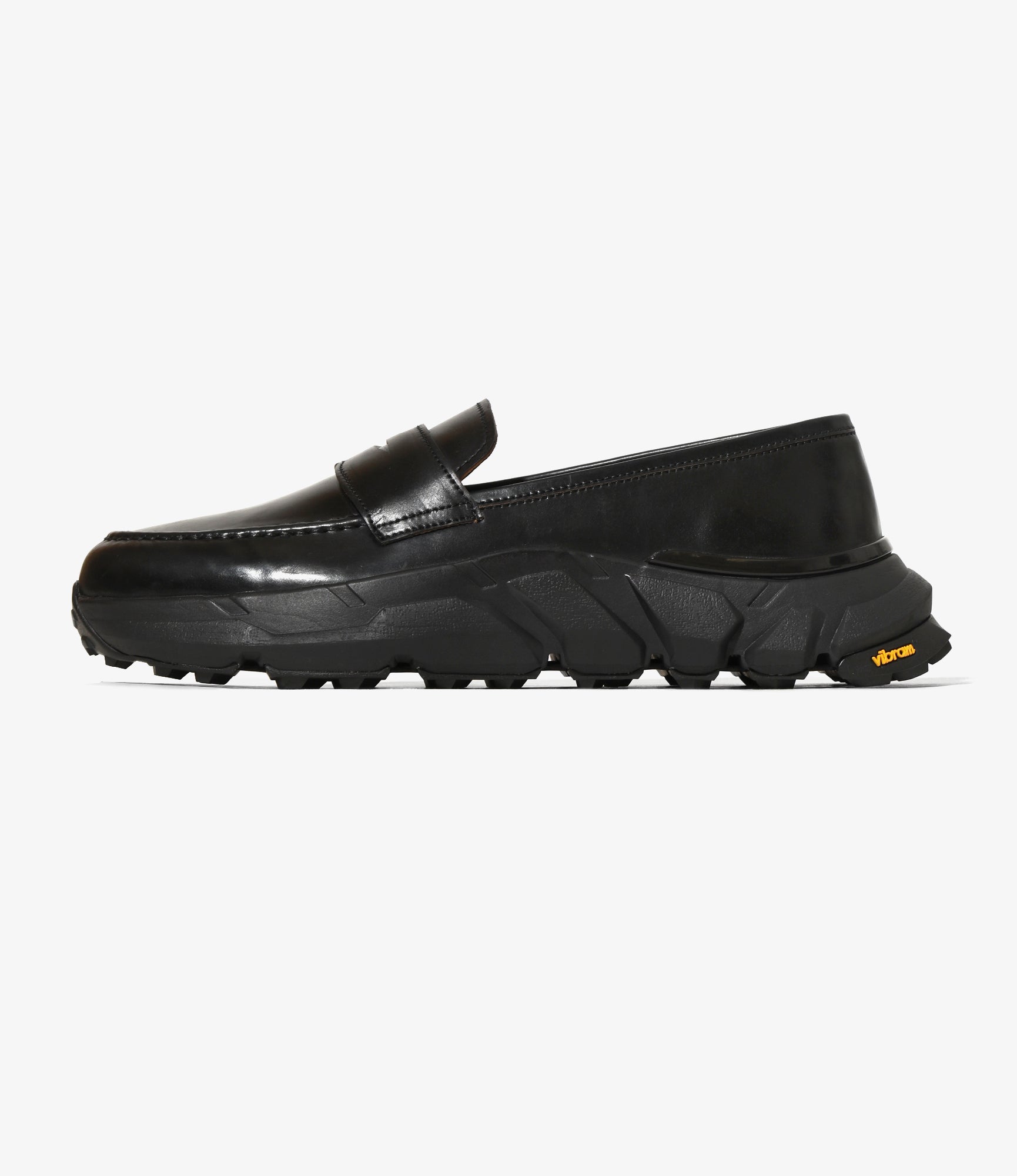 Needles x Brooks Brothers Vibram Cordovan Loafer - Black