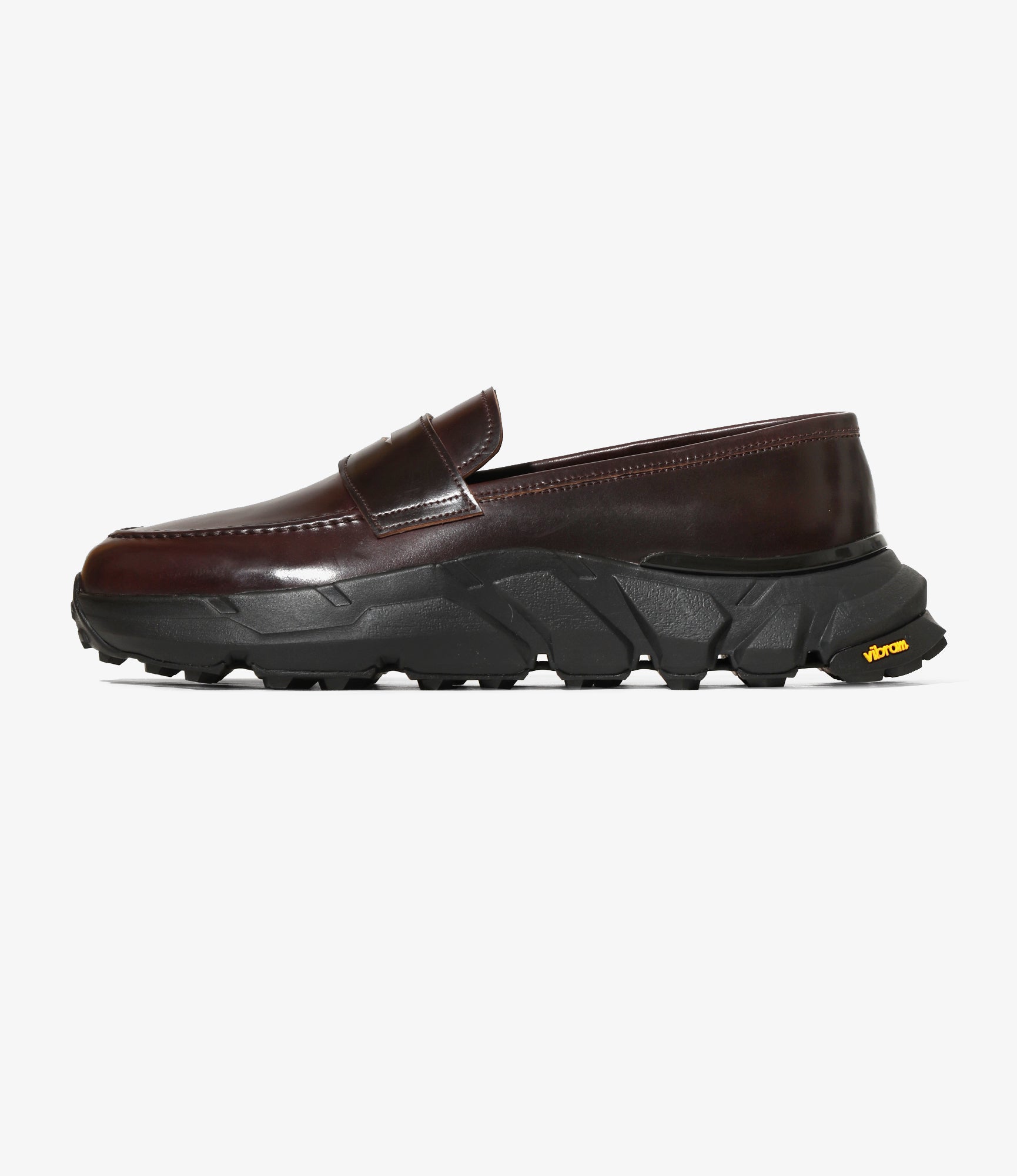 Needles x Brooks Brothers Vibram Cordovan Loafer - Burgundy