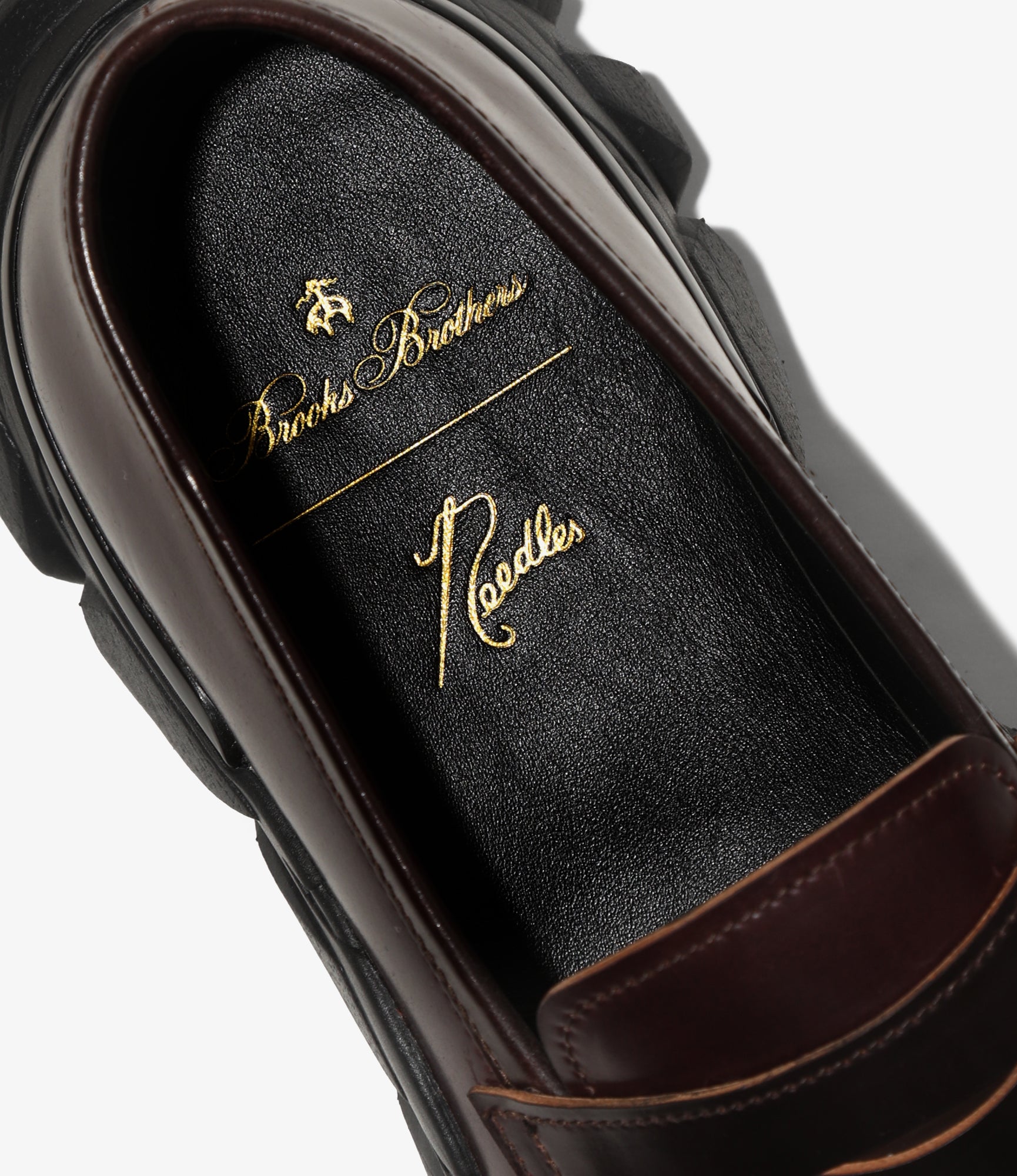 Needles x Brooks Brothers Vibram Cordovan Loafer - Burgundy