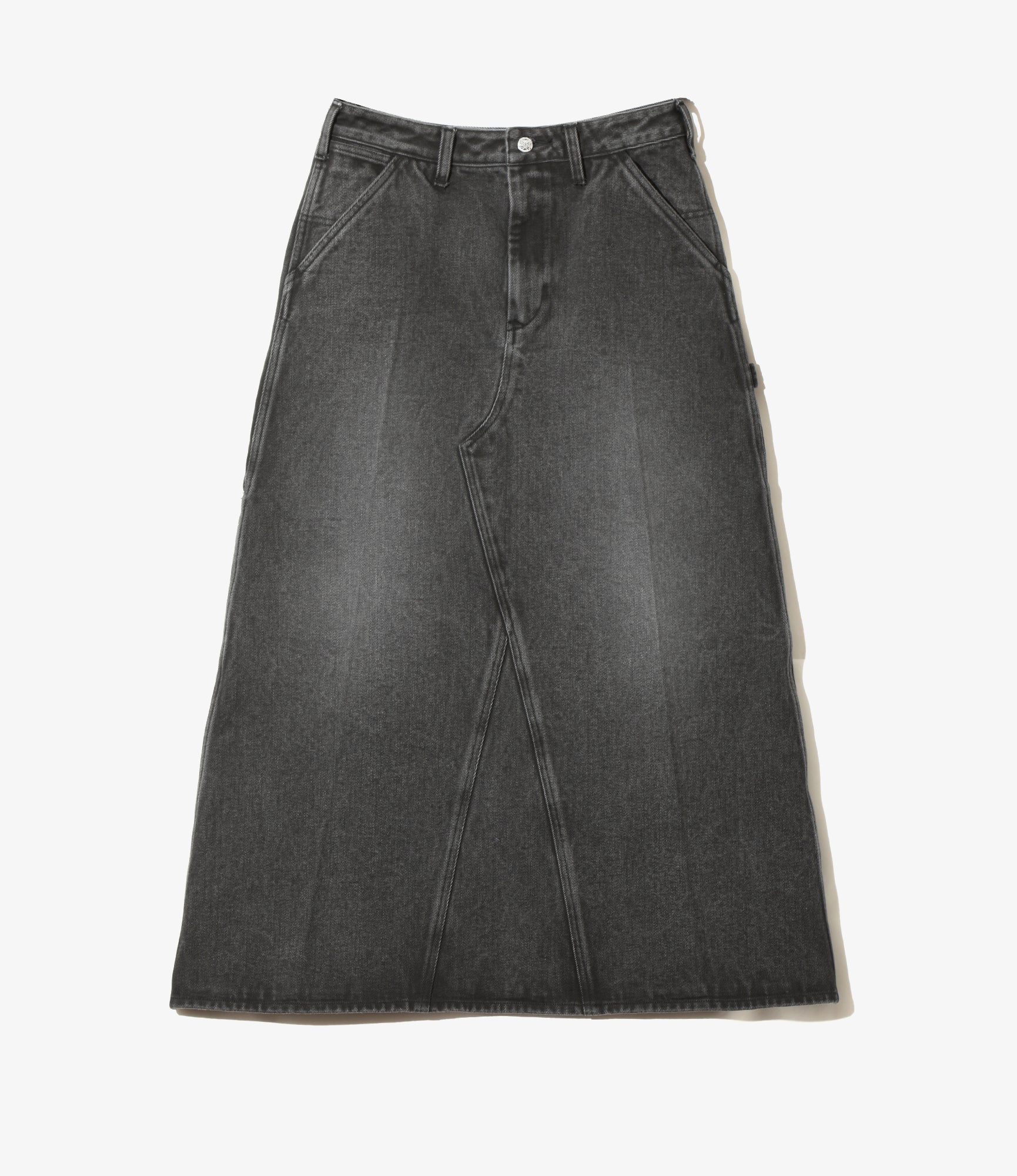 Women's Painter Skirt - Black - Heavy Twill
