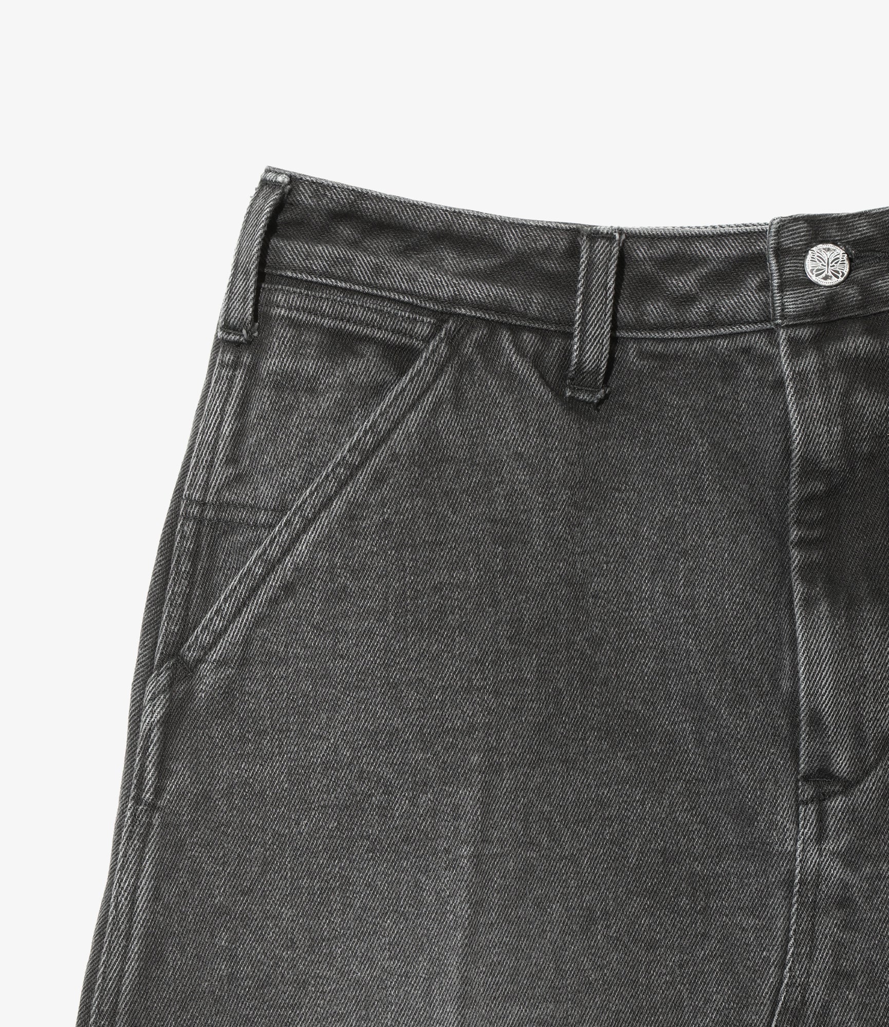 Women's Painter Skirt - Black - Heavy Twill