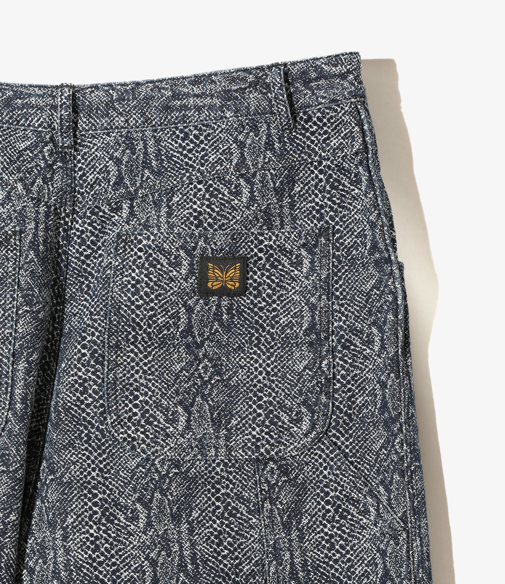H.D. Painter Jean - Indigo - 10oz Python Jacquard