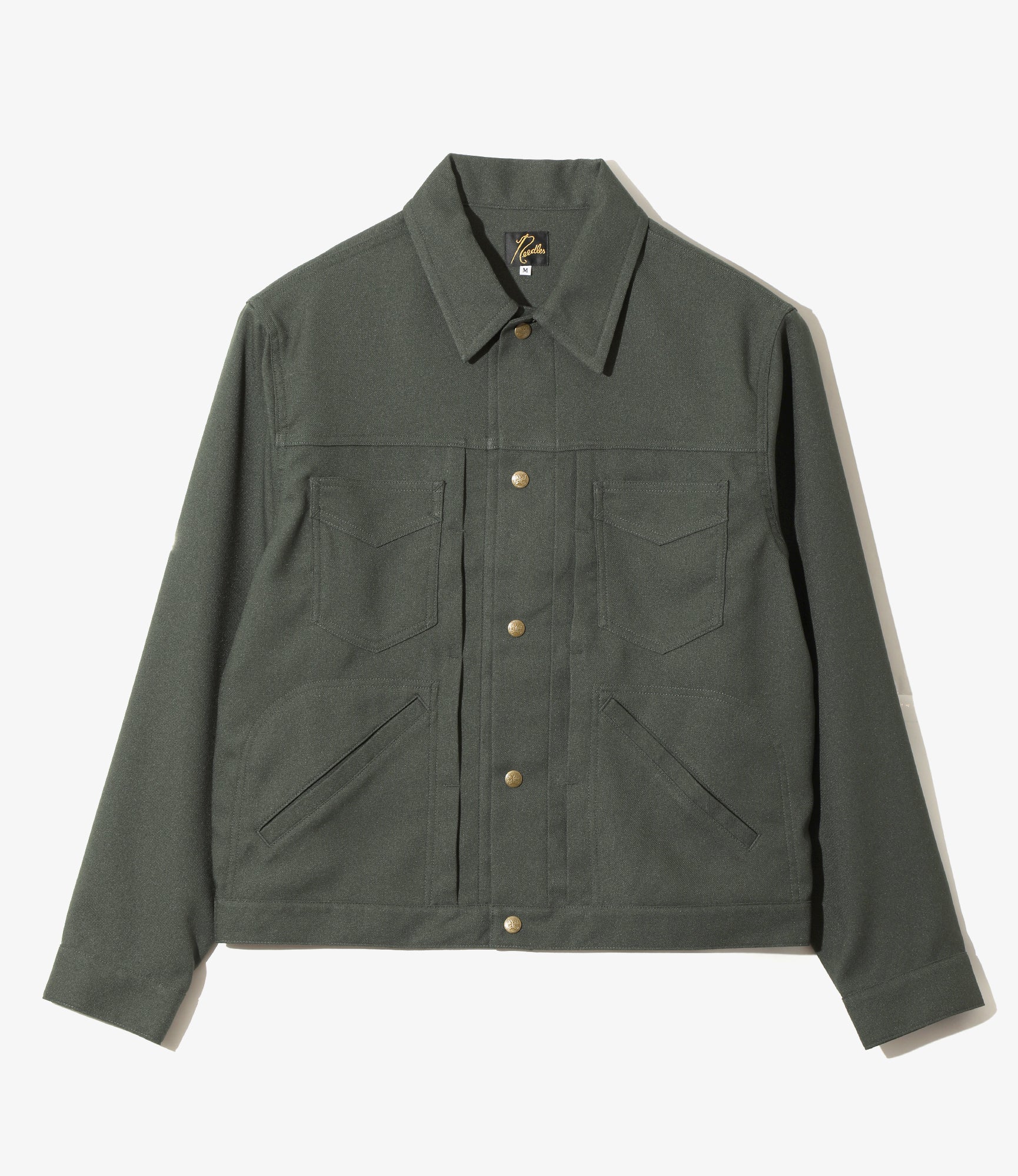 Penny Jean Jacket - Green - Poly Twill