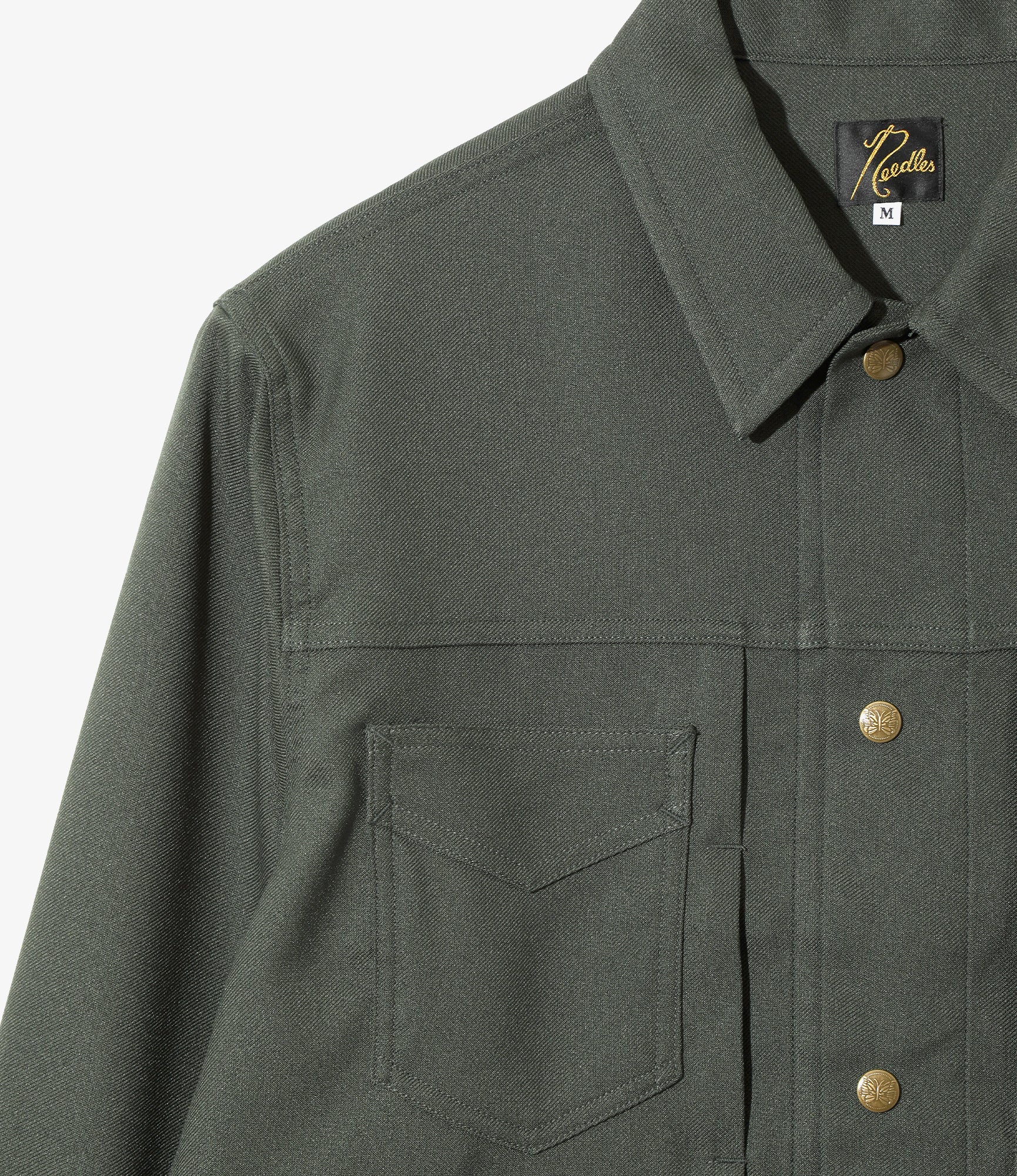 Penny Jean Jacket - Green - Poly Twill