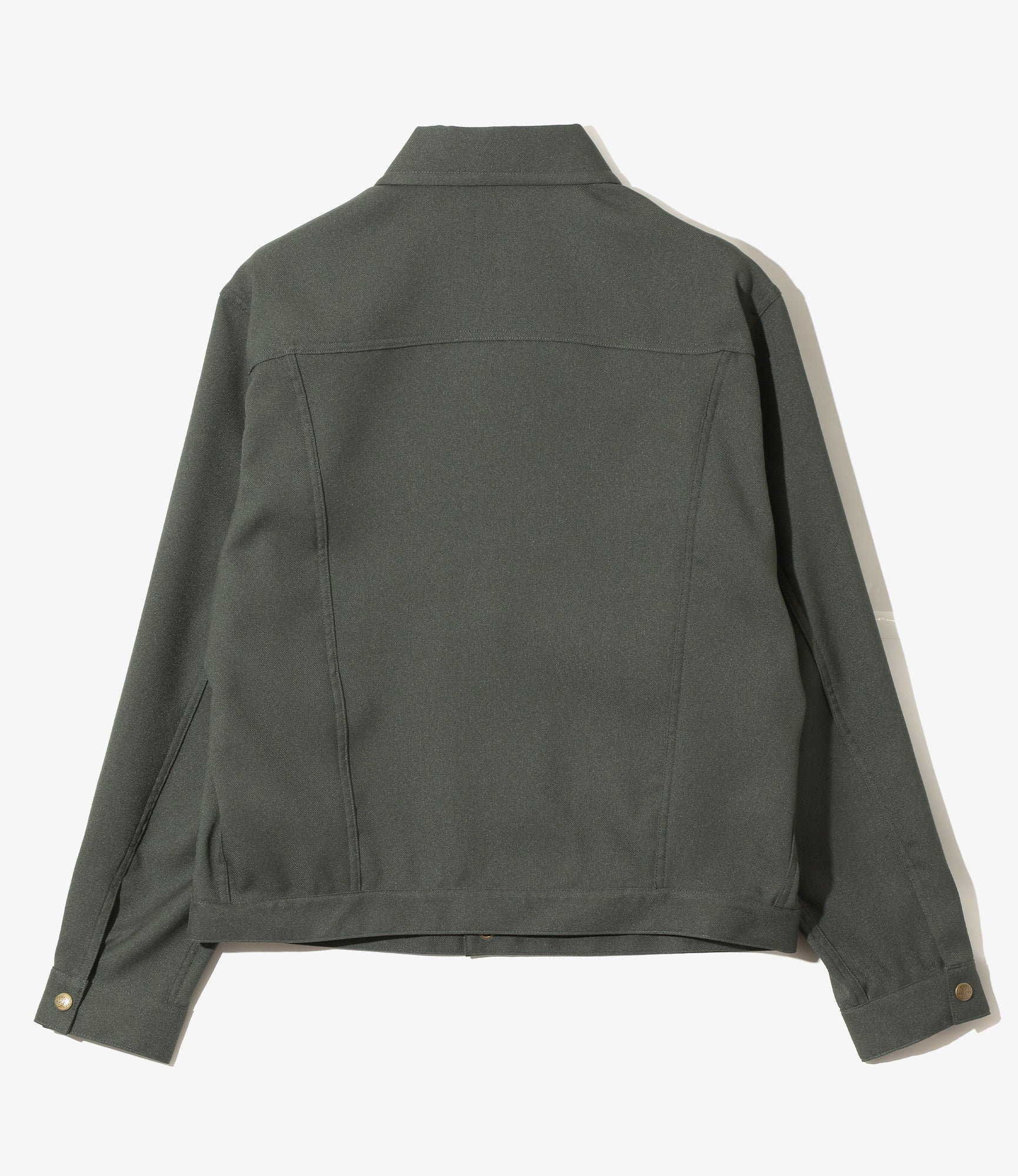 Penny Jean Jacket - Green - Poly Twill